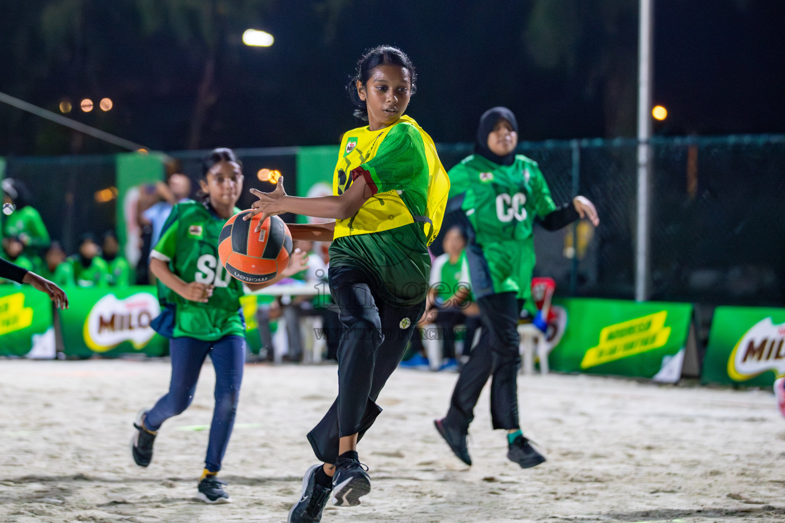 Day 1 of Milo Ramadan Half Court Netball Challenge on 21st March 2024, held in Central Park, Hulhumale, Male', Maldives