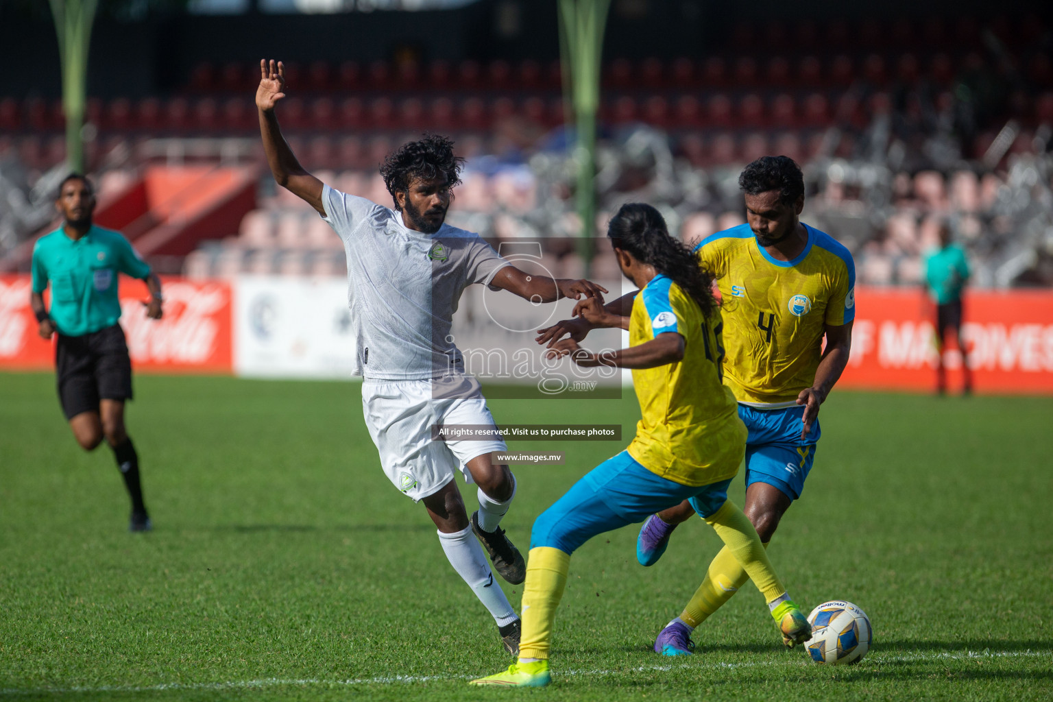 Club Valencia vs Club Green Streets in Ooredoo Dhivehi Premier League 2021/22 on 12th July 2022, held in National Football Stadium, Male', Maldives Photos: Maanish/ Images mv