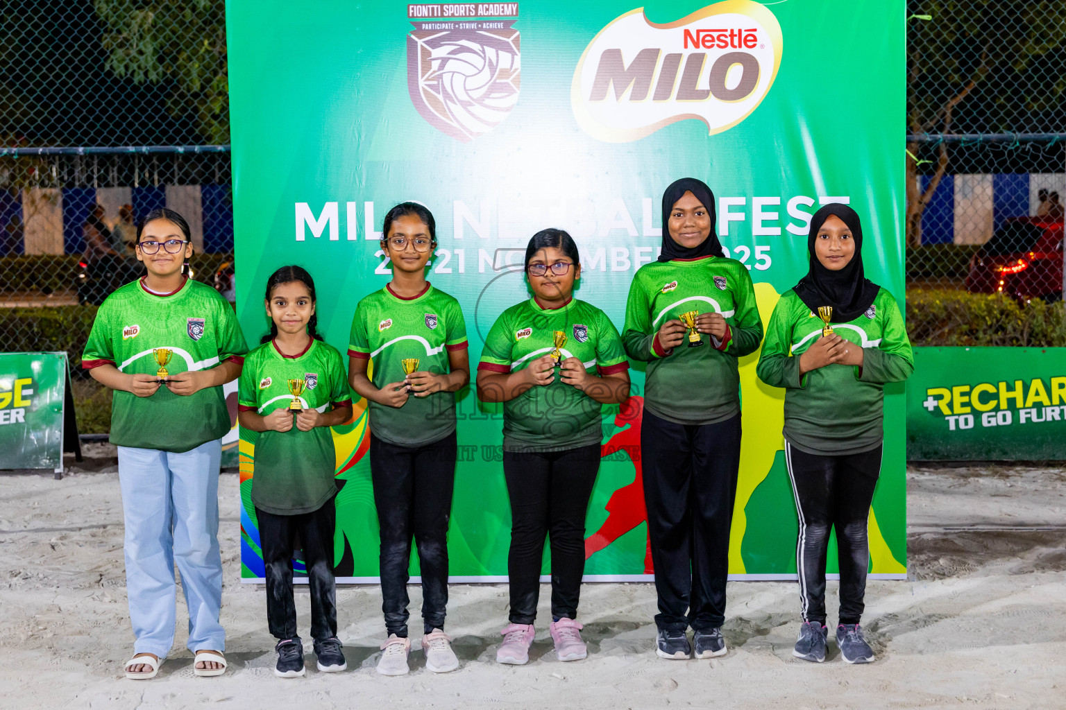 Day 2 of MILO Netball Fest 2025 was held in Cental Park, Hulhumale', Maldives on Friday, 21st November 2025. Photos: Nausham Waheed / images.mv