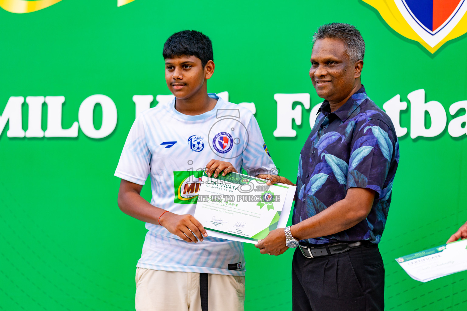 Day 2 of MILO Kids Football Fiesta was held at National Stadium in Male', Maldives on Saturday, 24th February 2024.