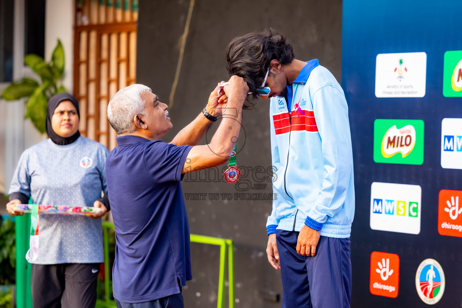 Day 1 of National Athletics Championship 2025 was held at Ekuveni Running Ground in Male', Maldives on Thursday, 14th August 2025. Photos: Nausham Waheed / images.mv