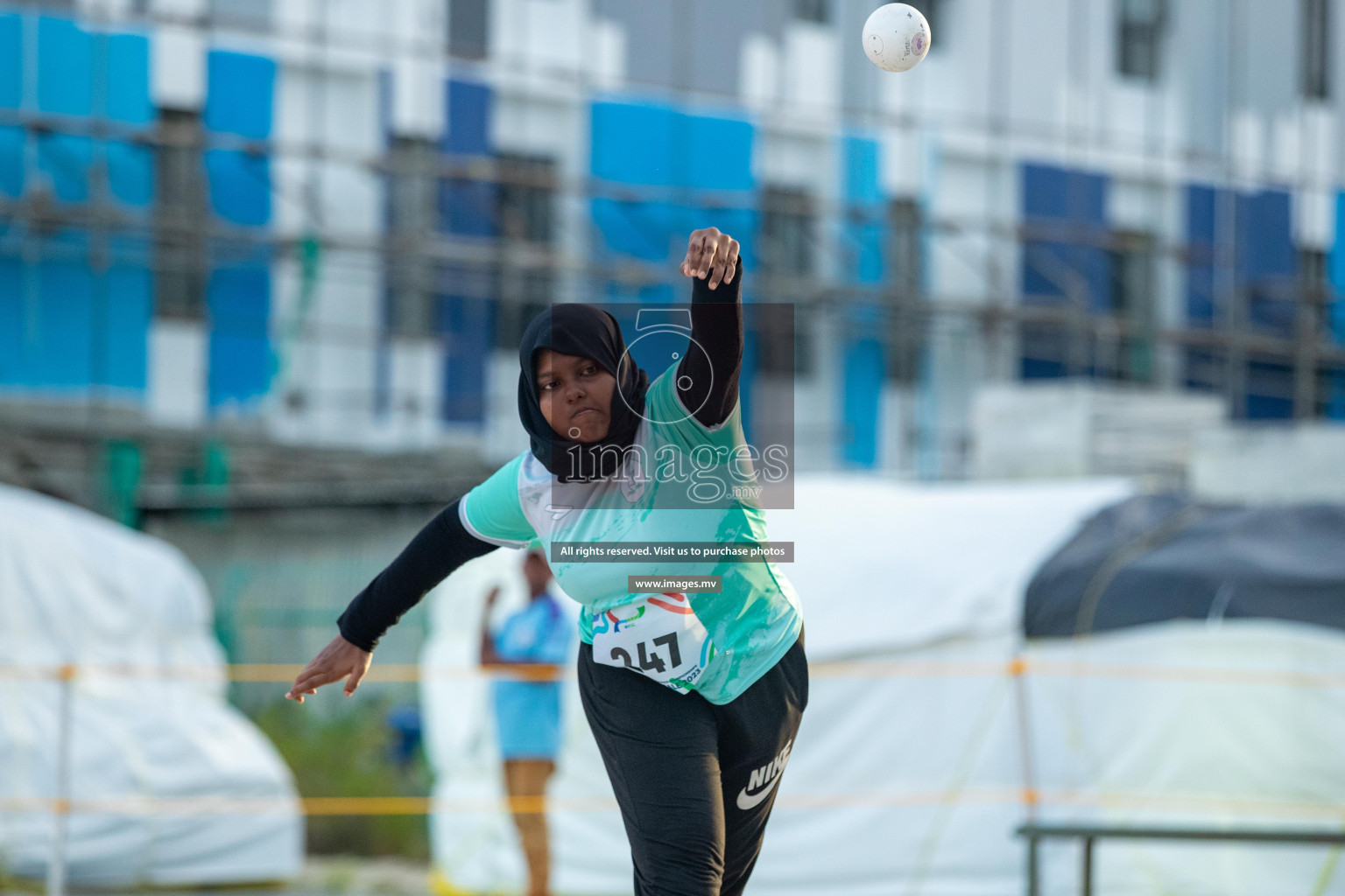 Day three of Inter School Athletics Championship 2023 was held at Hulhumale' Running Track at Hulhumale', Maldives on Tuesday, 16th May 2023. Photos: Nausham Waheed / images.mv