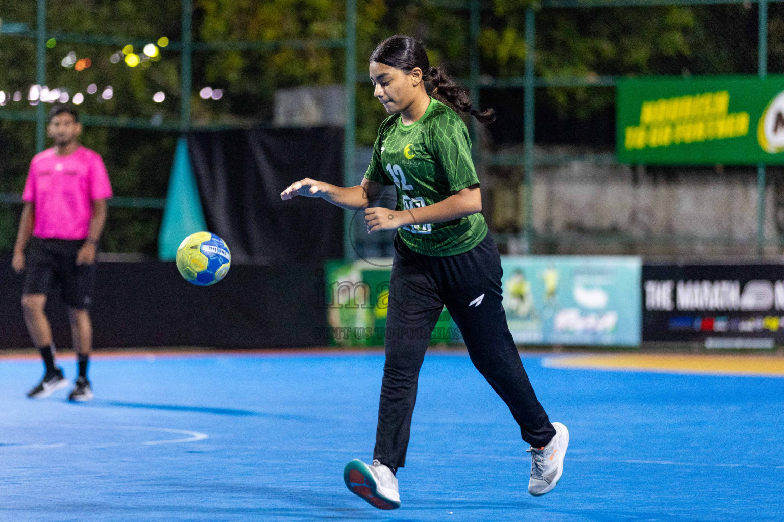 Day 20 of 10th National Handball Tournament 2023, held in Handball ground, Male', Maldives on Wednesday, 20th December 2023 Photos: Nausham Waheed/ Images.mv