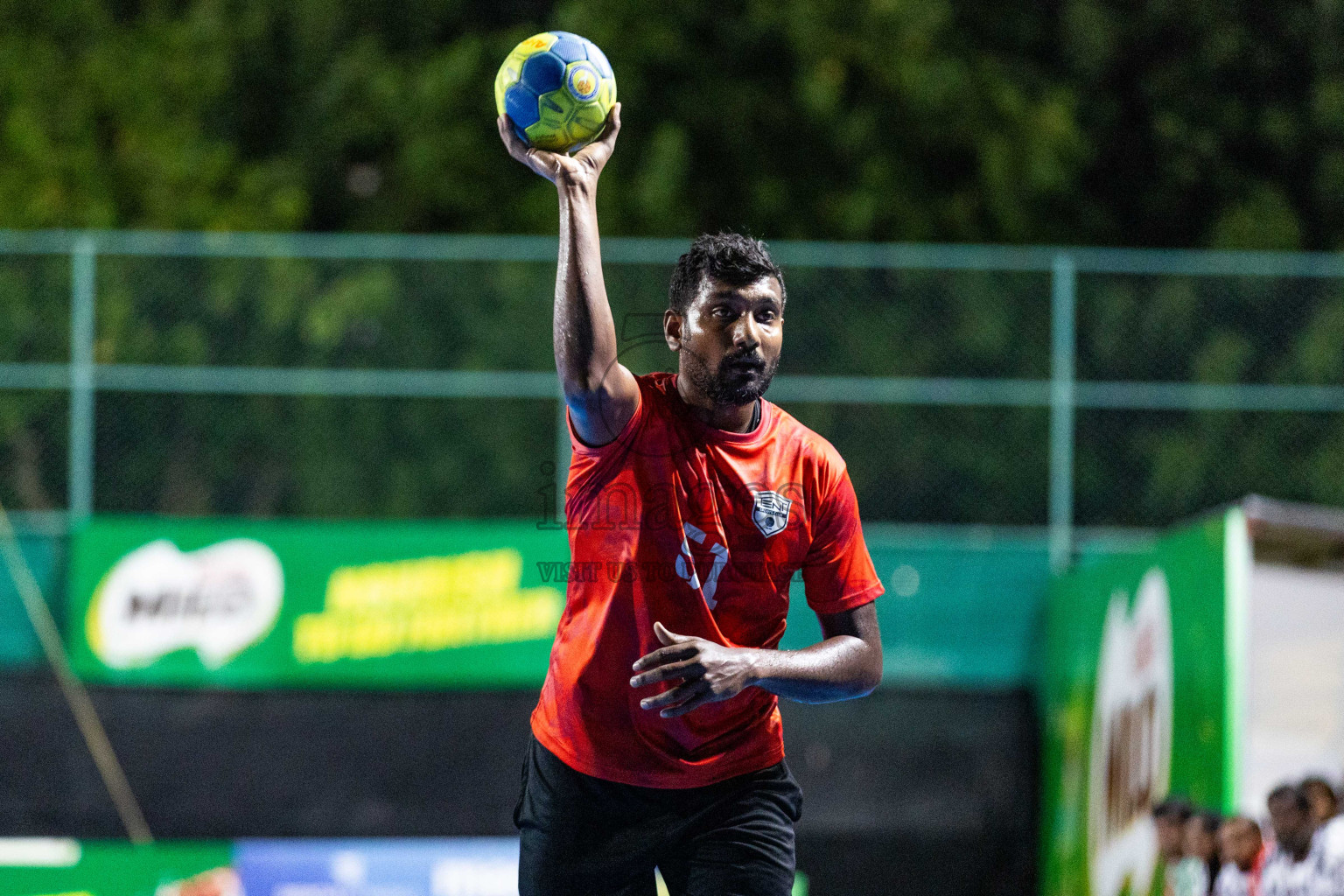 Day 14 of 10th National Handball Tournament 2023, held in Handball ground, Male', Maldives on Monday, 11th December 2023 Photos: Nausham Waheed/ Images.mv