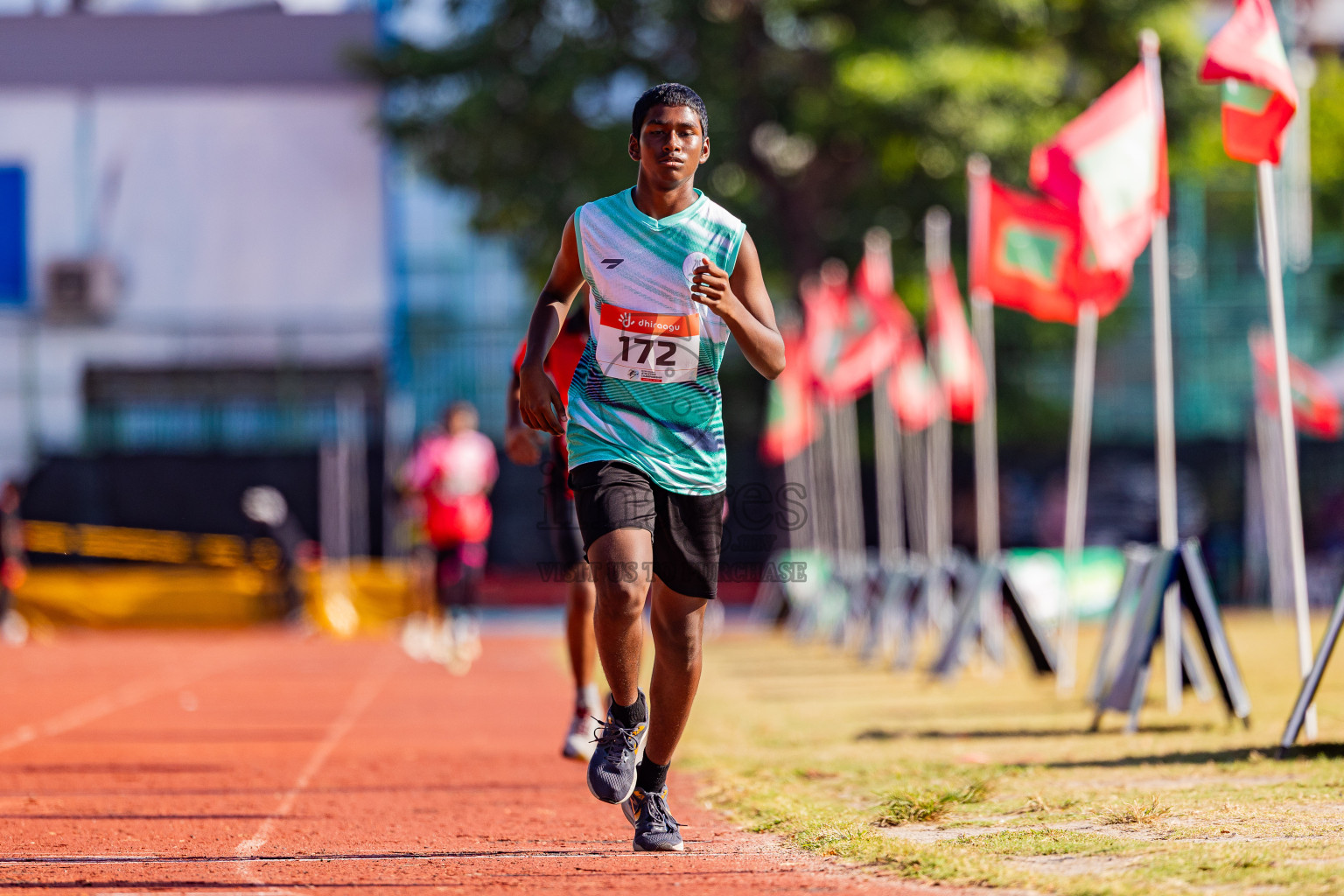 Day 2 of Inter-school Athletics Championship 2025 held in Ekuveni Synthetic Track, Male', Maldives on Tuesday, 07th October 2025. Photos by: Areef Adam / Images.mv