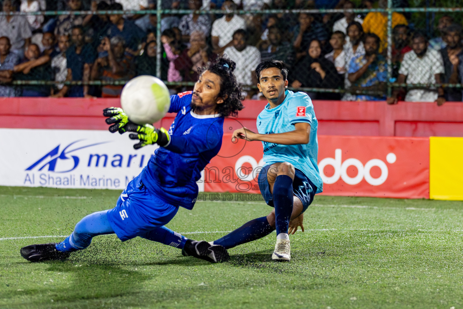 HA. Dhidhdhoo VS HDh. Nolhivaran on Day 33 of Golden Futsal Challenge 2024, held on Sunday, 18th February 2024, in Hulhumale', Maldives Photos: Hassan Simah / images.mv