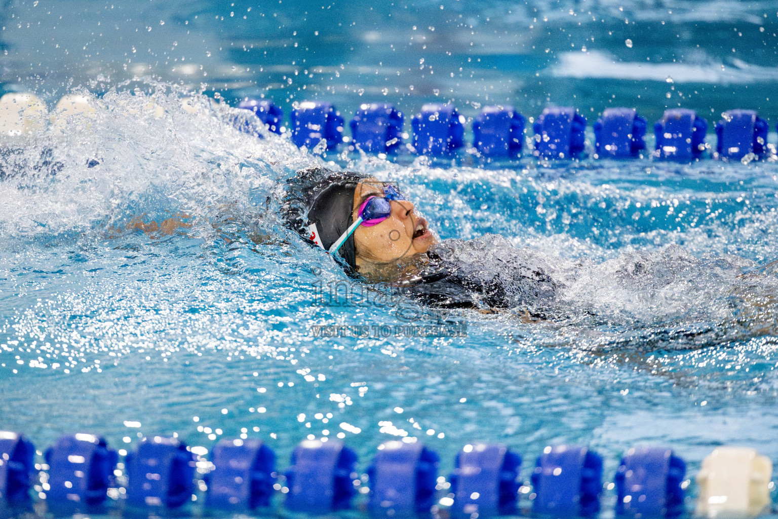 Day 4 of National Swimming Competition 2024 held in Hulhumale', Maldives on Monday, 16th December 2024. 
Photos: Hassan Simah / images.mv