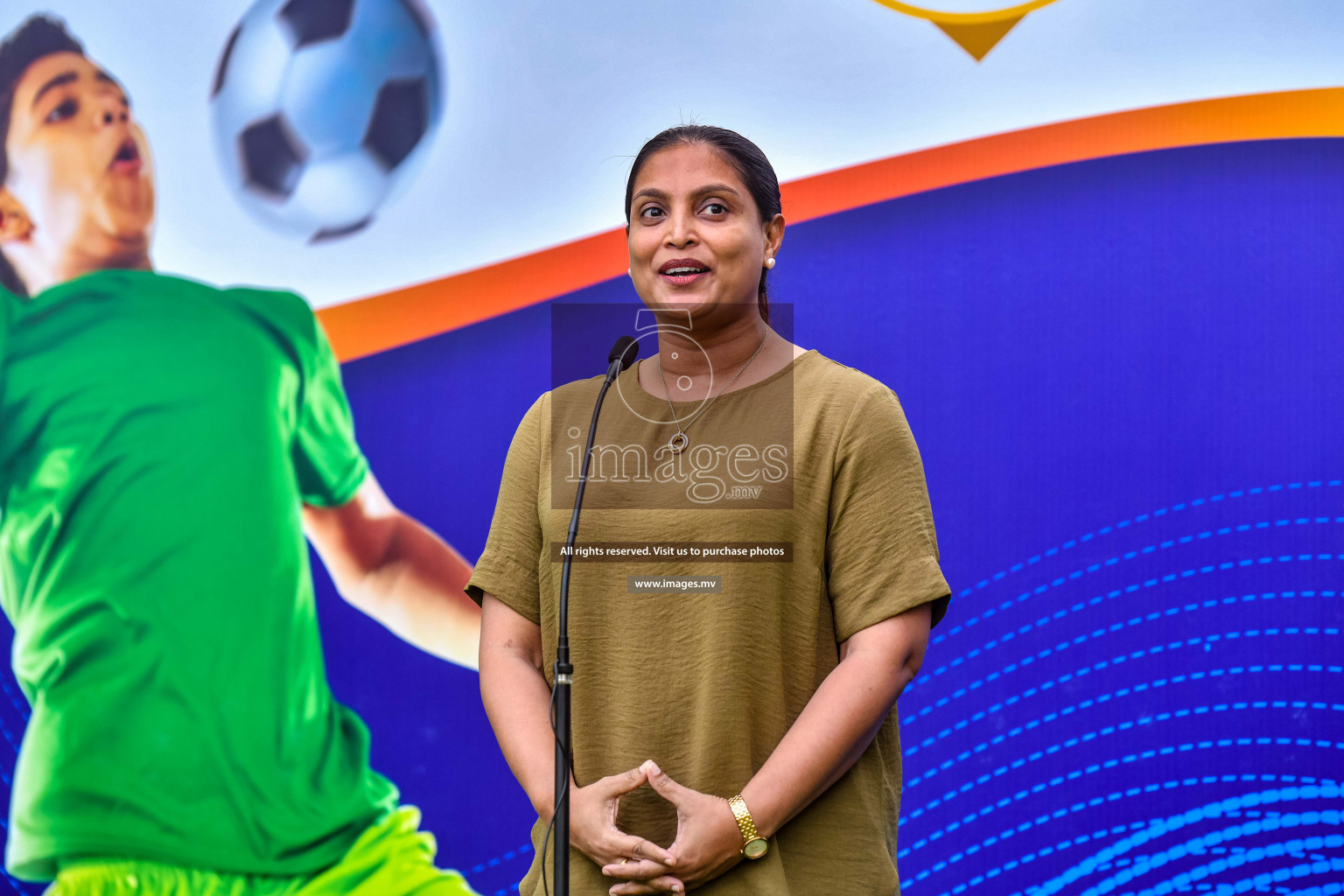 Day 1 of Milo Kids Football Fiesta 2022 was held in Male', Maldives on 19th October 2022. Photos: Nausham Waheed/ images.mv