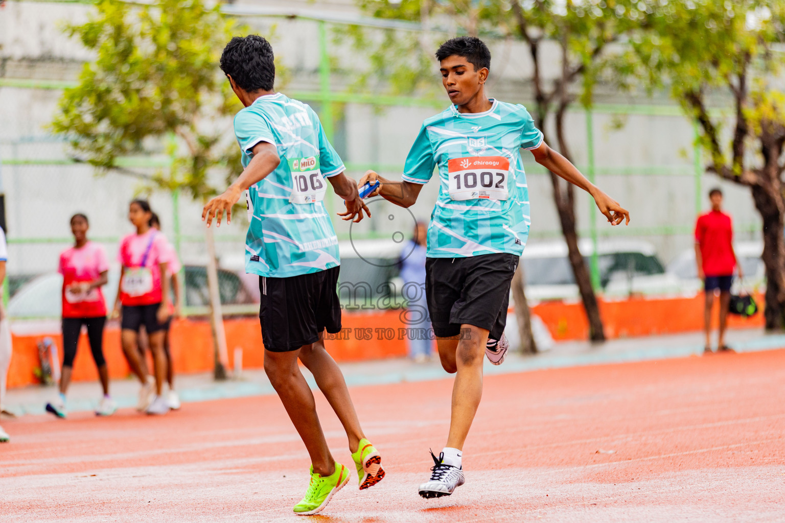 Day 6 of Inter-school Athletics Championship 2025 held in Ekuveni Synthetic Track, Male', Maldives on Sunday, 12th October 2025. Photos by: Areef Adam / Images.mv