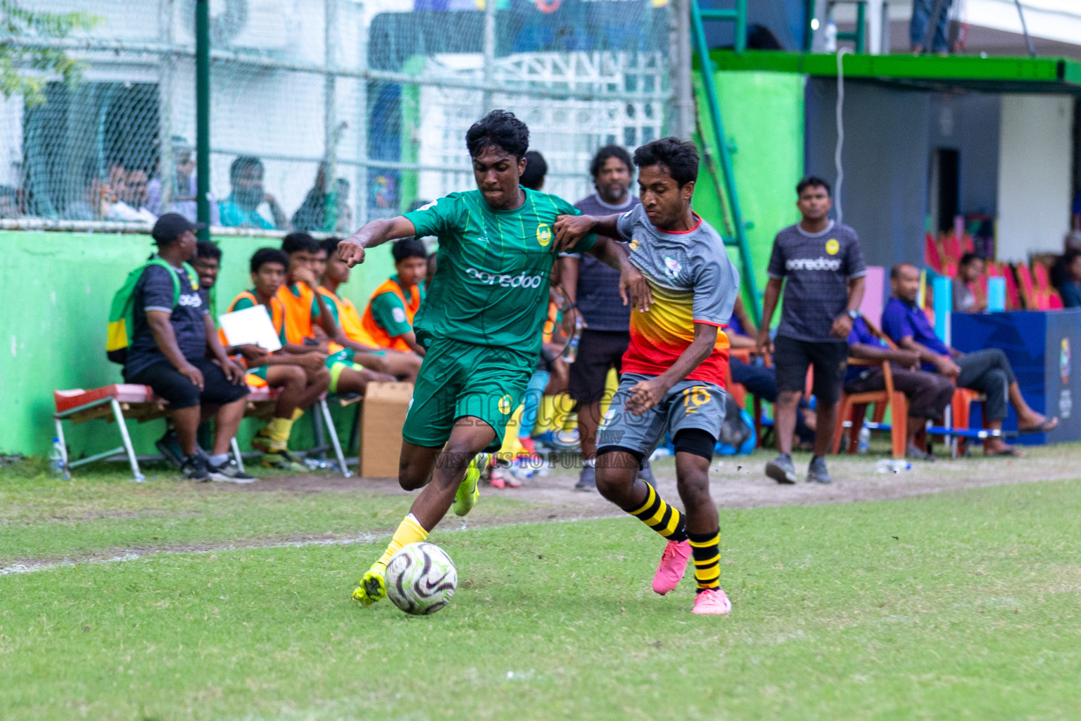 Eagles vs Maziya SRC(U16) in Day 8 of Dhivehi Youth League 2024 held at Henveiru Stadium on Monday, 2nd December 2024. Photos: Mohamed Mahfooz Moosa / Images.mv