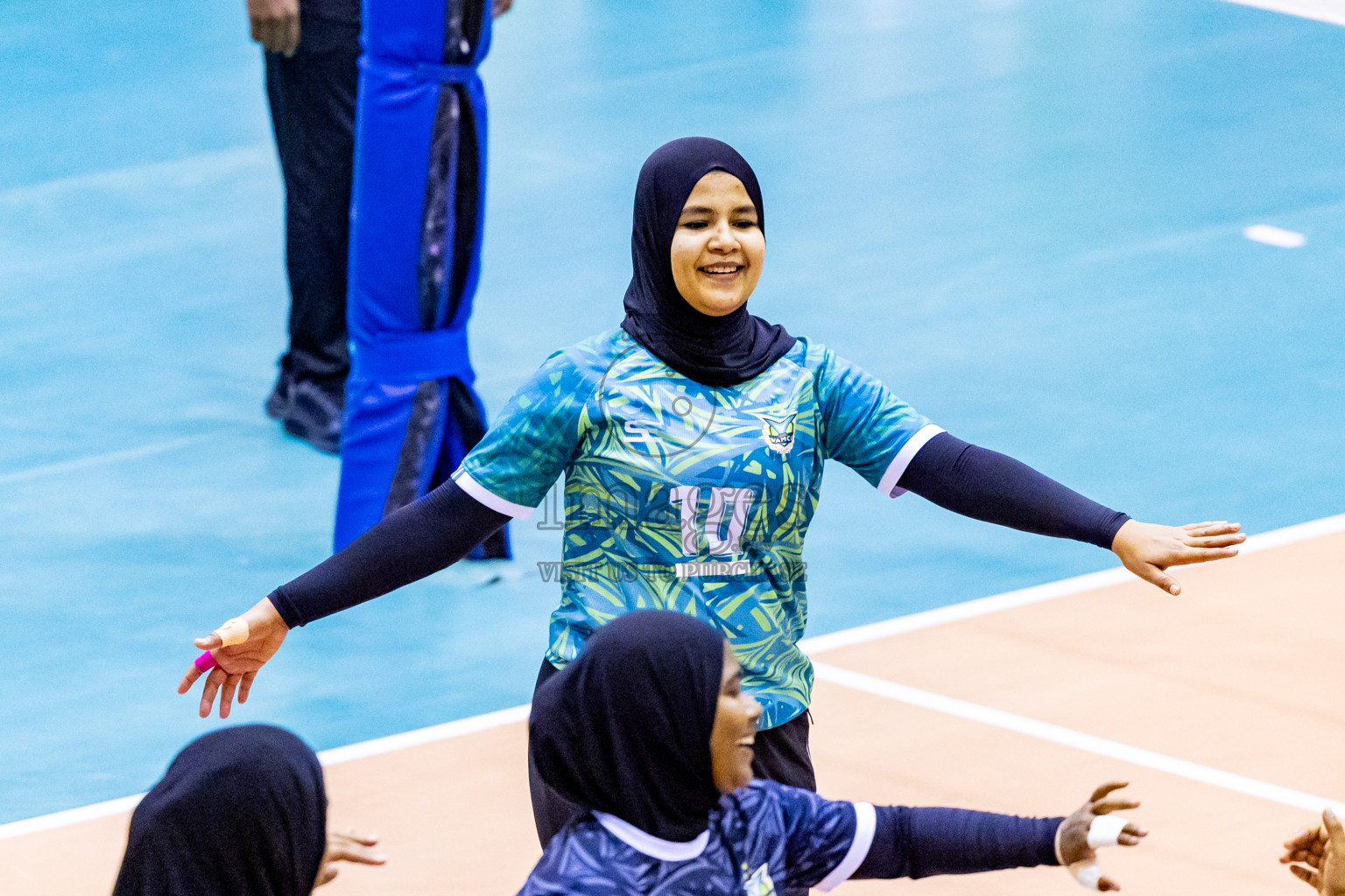 Day 3 of Women's Division of Milo VAM Cup 2024 held in Male', Maldives on Wednesday, 10th July 2024 at Social Center Indoor Hall Photos By: Nausham Waheed / images.mv