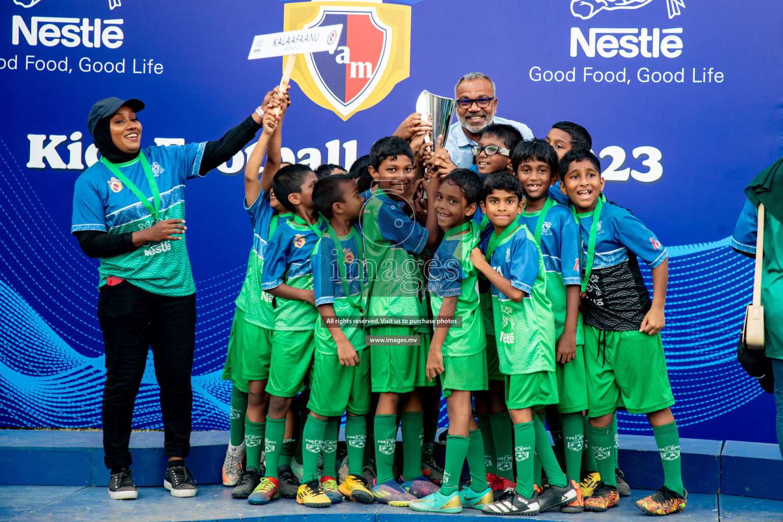 Finals & Closing Ceremony of Nestlé Kids Football Fiesta 2023 held in Male', Maldives on 25 February 2023