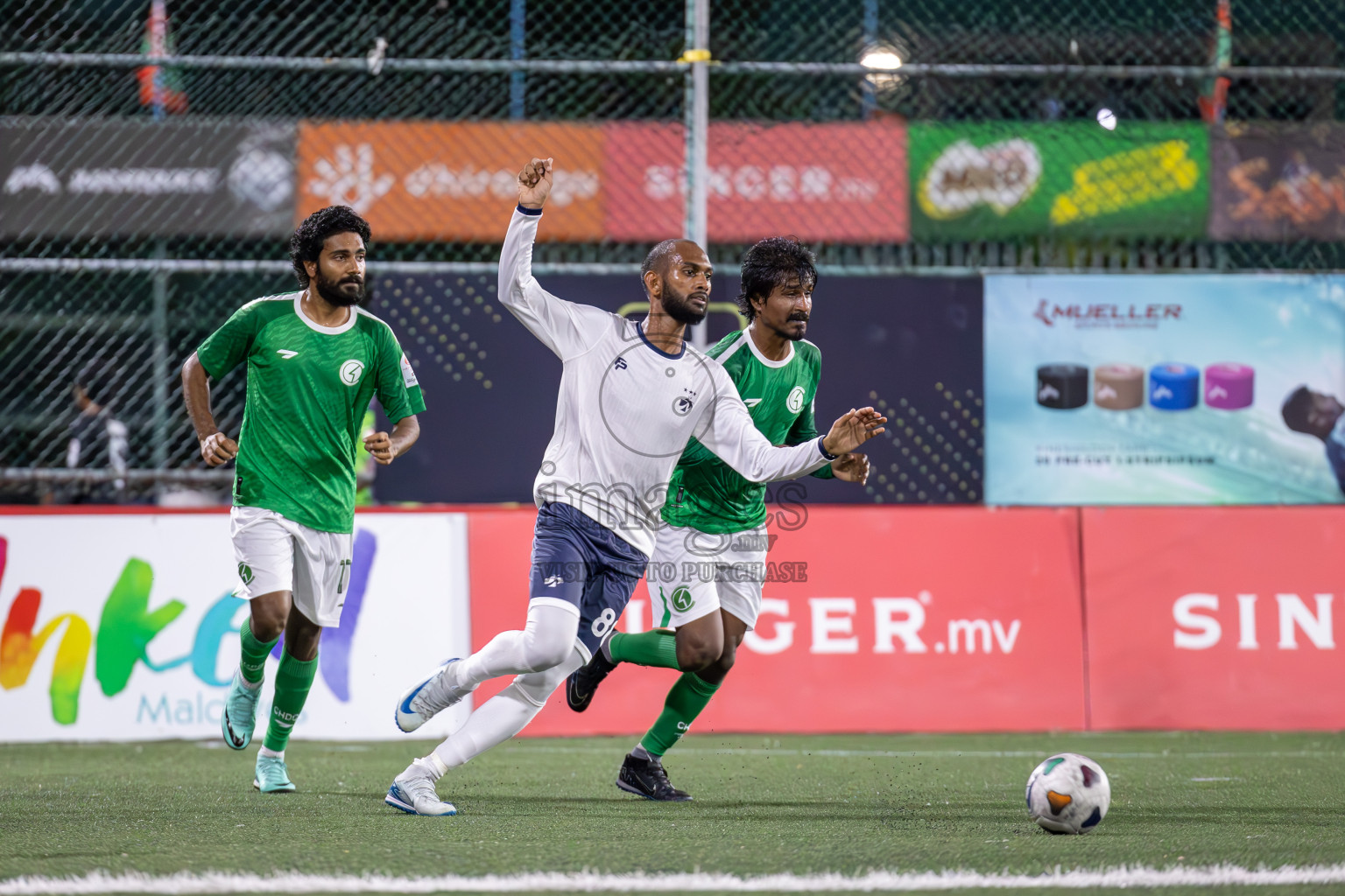 HDC vs MACL in Round of 16 of Club Maldives Cup 2024 held in Rehendi Futsal Ground, Hulhumale', Maldives on Monday, 7th October 2024. Photos: Ismail Thoriq / images.mv