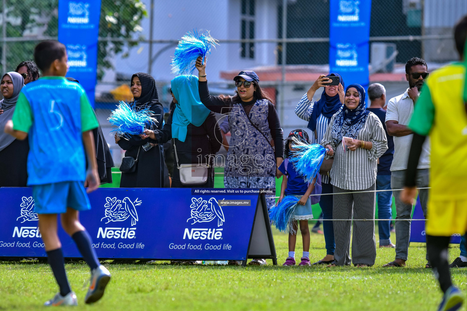 Day 1 of Milo Kids Football Fiesta 2022 was held in Male', Maldives on 19th October 2022. Photos: Nausham Waheed/ images.mv