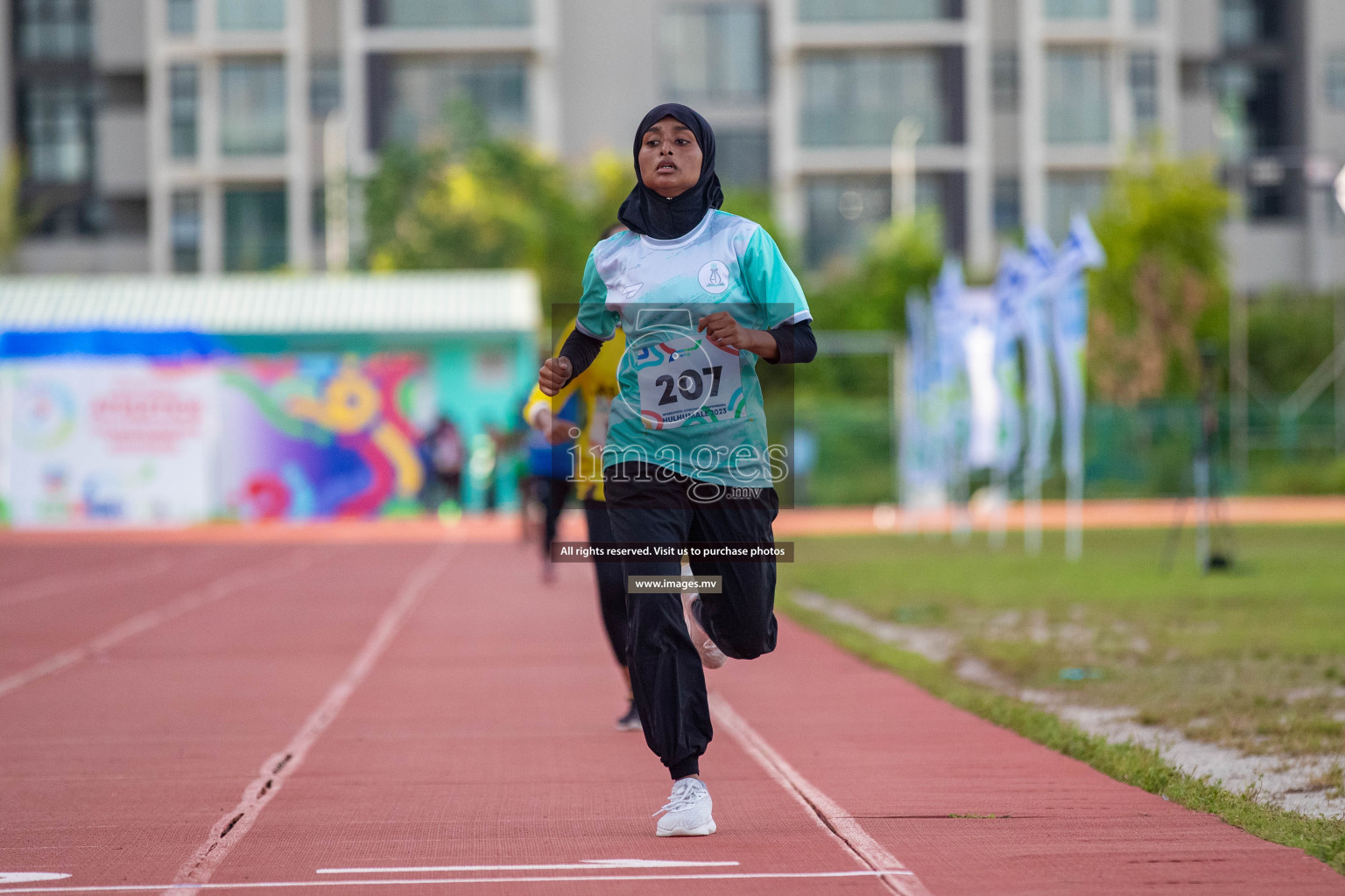 Day three of Inter School Athletics Championship 2023 was held at Hulhumale' Running Track at Hulhumale', Maldives on Tuesday, 16th May 2023. Photos: Nausham Waheed / images.mv