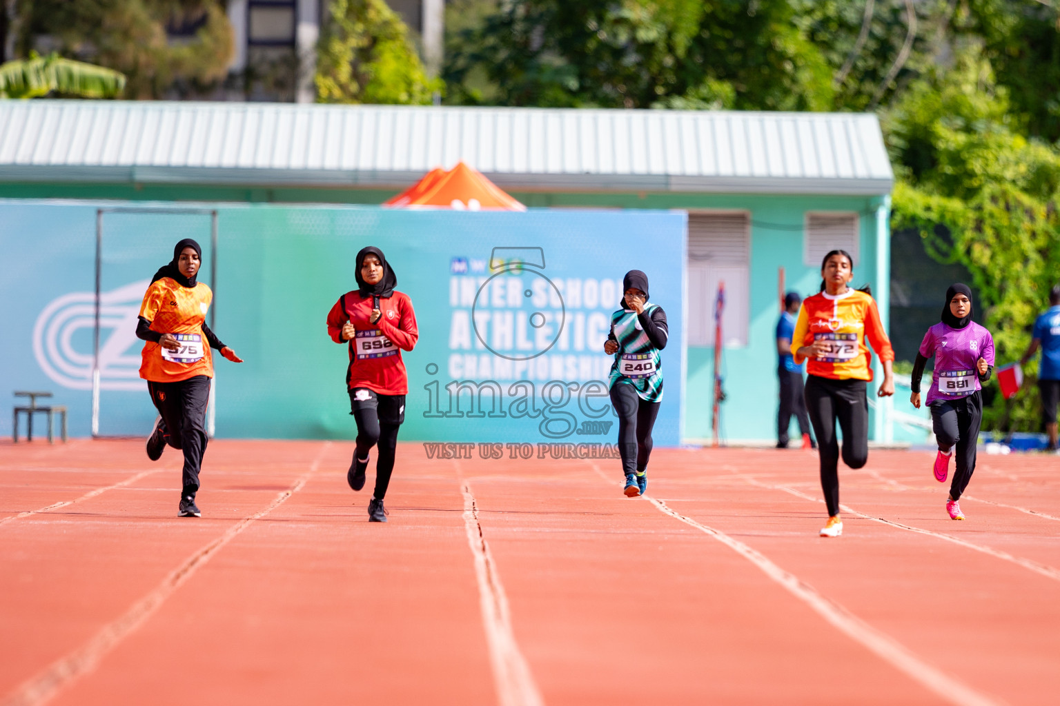 Day 3 of MWSC Interschool Athletics Championships 2024 held in Hulhumale Running Track, Hulhumale, Maldives on Monday, 11th November 2024. 
Photos by: Hassan Simah / Images.mv