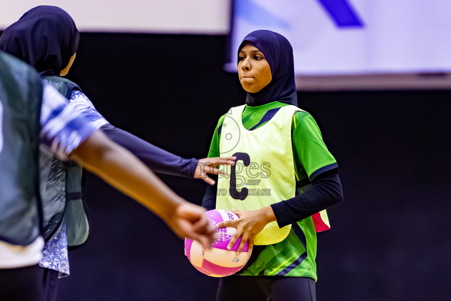 C Green Streets vs SC Skylark in Day 2 of 24th Milo Netball Association Championship held in Social Center at Male', Maldives on Tuesday, 2nd September 2025. Photos: Nausham Waheed / images.mv