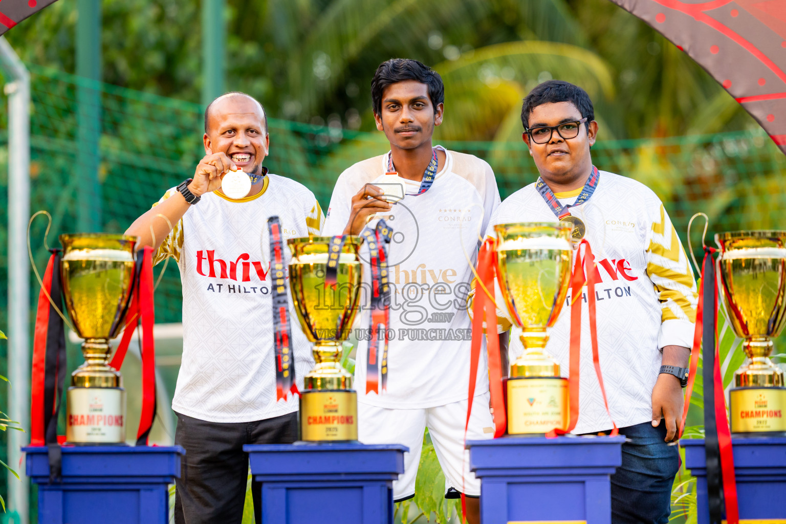 Barcelo vs Conrad in the Final of Resort League 2025 (Ari Zone) was held on Sunday, 28th June 2025 in Conrad Maldives Rangali Island, Alif Dhaalu Atoll, Maldives. Photos: Nausham Waheed / images.mv