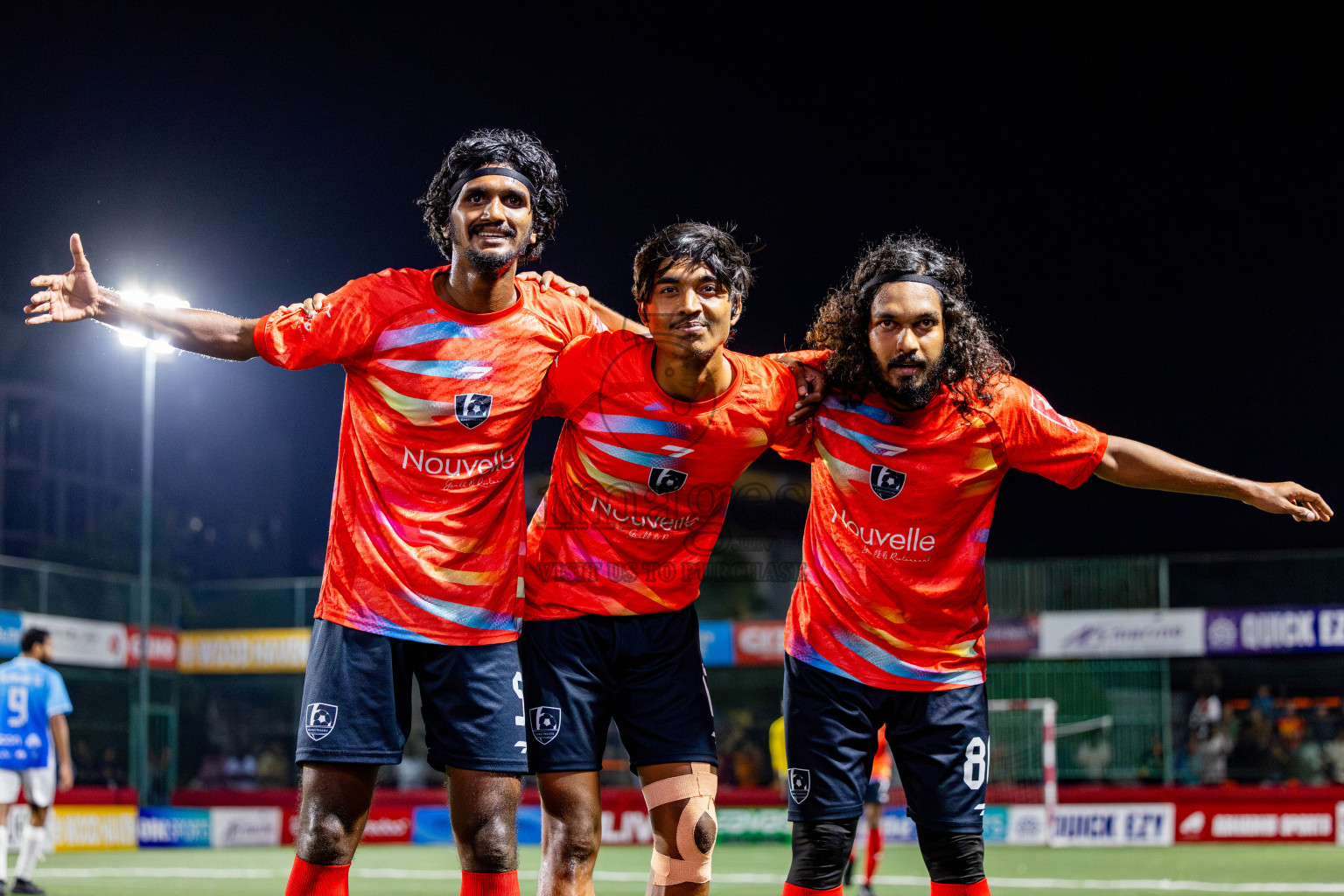 SH Milandhoo vs SH Kanditheemu in zone round on Day 32 of Golden Futsal Challenge 2025 was held on Wednesday , 5th February 2025, in Hulhumale', Maldives. Photos: Nausham Waheed / images.mv