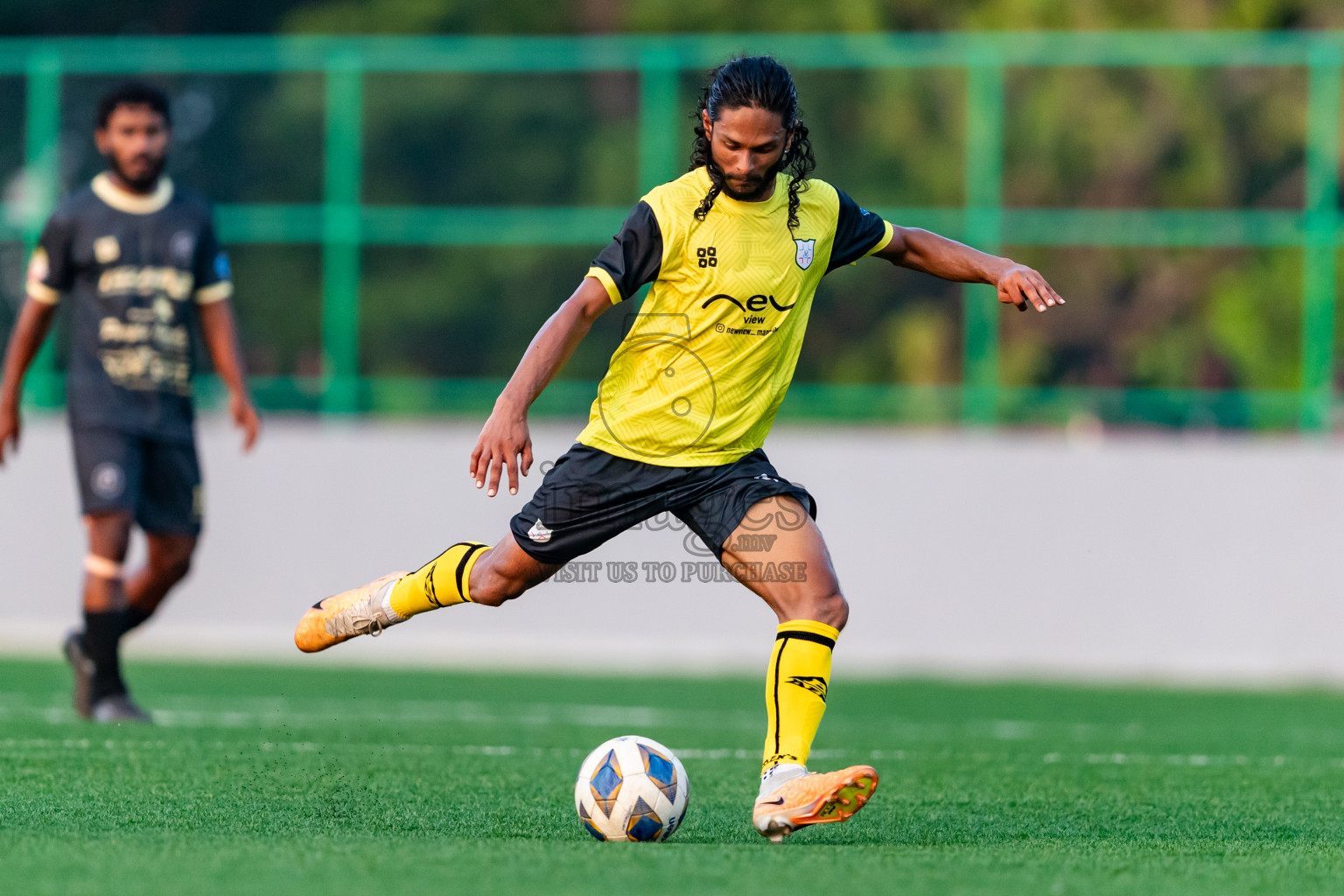 Kanmathi Juniors vs JT Sports from Manadhoo Council Cup 2024 in N Manadhoo Maldives on Wednesday, 21st February 2023. Photos: Nausham Waheed / images.mv