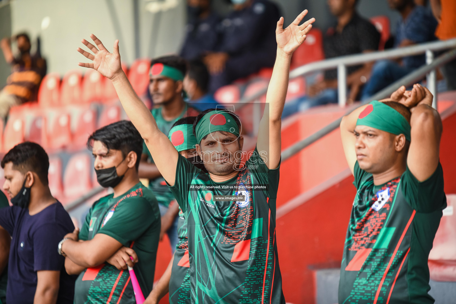 Bangladesh vs India in SAFF Championship 2021 held on 1st October 2021 in Galolhu National Stadium, Male', Maldives