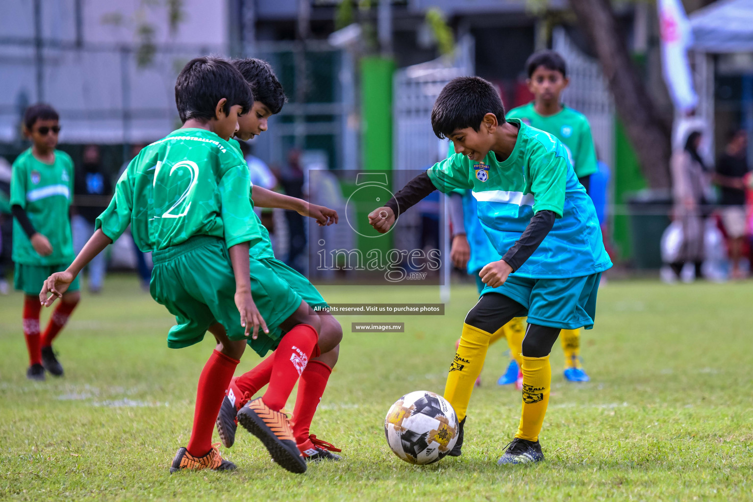 Day 1 of Milo Kids Football Fiesta 2022 was held in Male', Maldives on 19th October 2022. Photos: Nausham Waheed/ images.mv