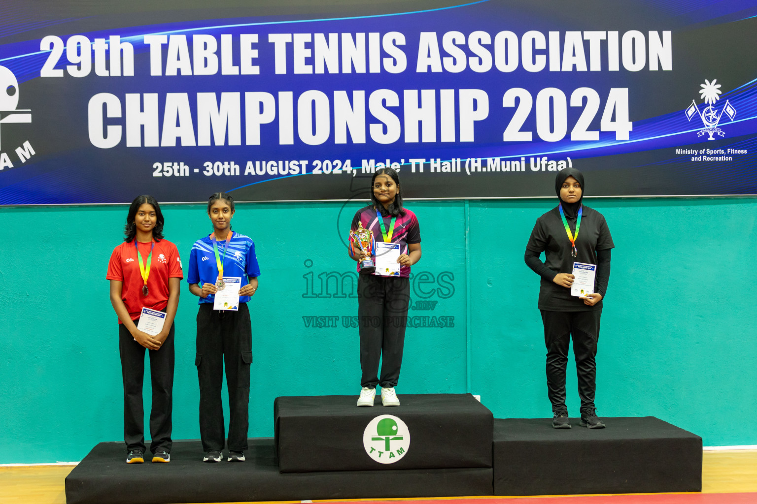 29th Table Tennis Association Championship 2024, 30th August 2024 at Male'TT Hall,Photos by Shuu Abdul Sattar