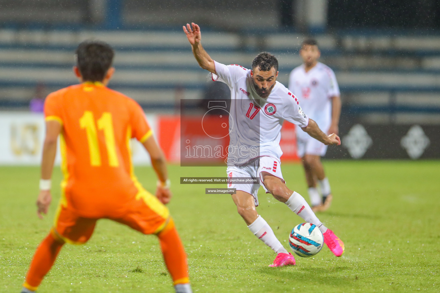 Bhutan vs Lebanon in SAFF Championship 2023 held in Sree Kanteerava Stadium, Bengaluru, India, on Sunday, 25th June 2023. Photos: Nausham Waheed, Hassan Simah / images.mv