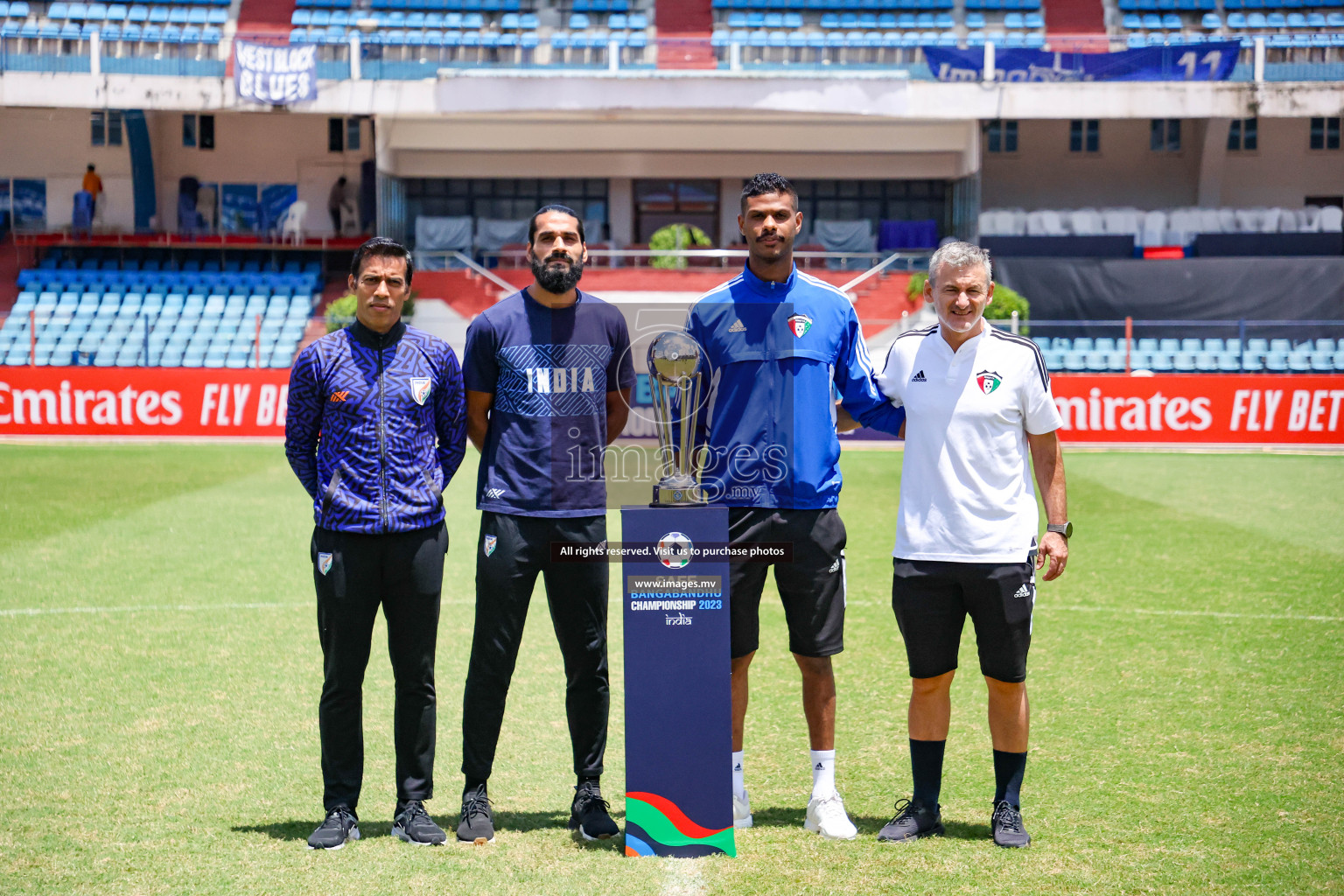 Saff Championship Final Pre-match press conference held in Sree Kanteerava Stadium, Bengaluru, India, on Monday, 3rd July 2023. Photos: Nausham Waheed / images.mv