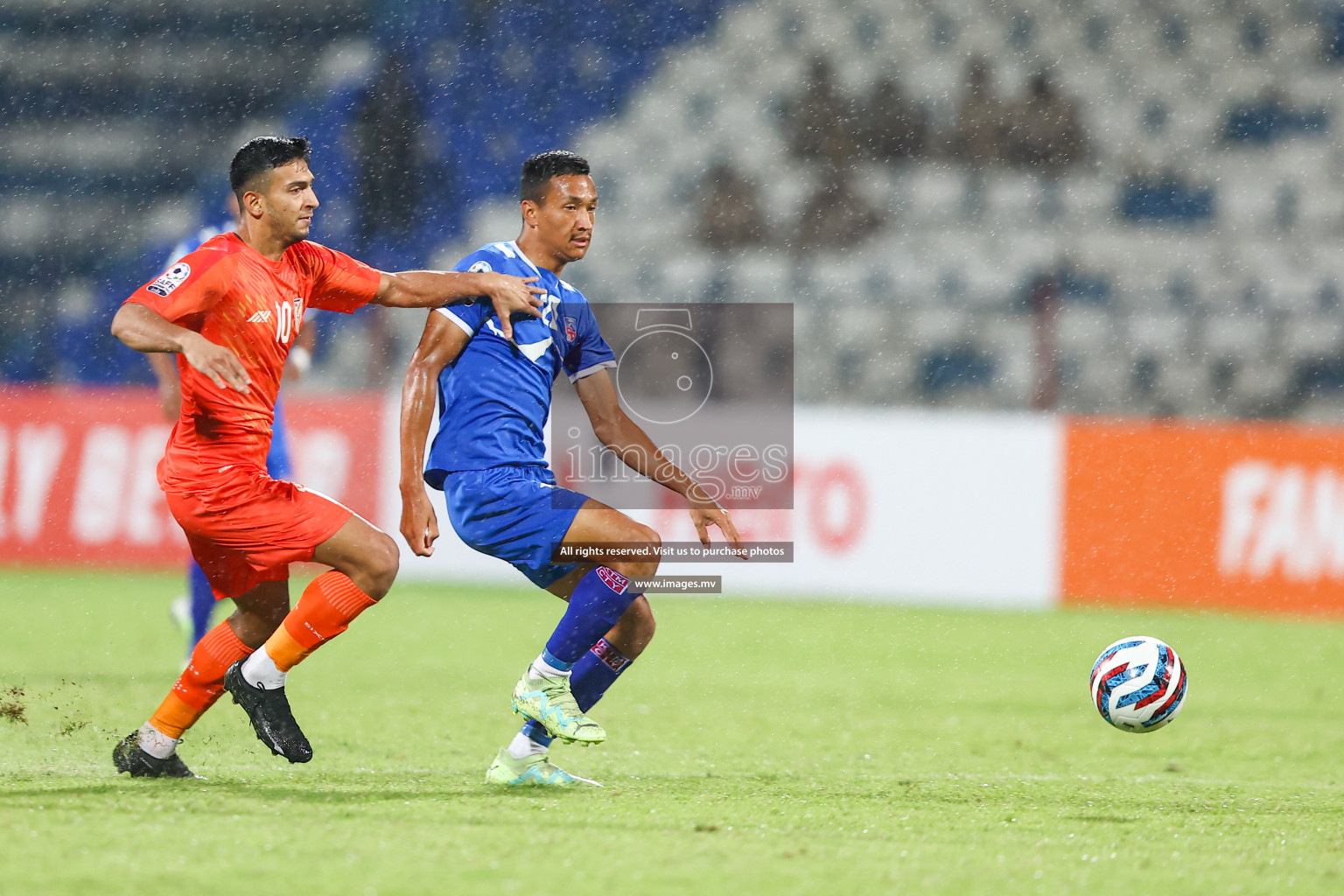 Nepal vs India in SAFF Championship 2023 held in Sree Kanteerava Stadium, Bengaluru, India, on Saturday, 24th June 2023. Photos: Nausham Waheed, Hassan Simah / images.mv