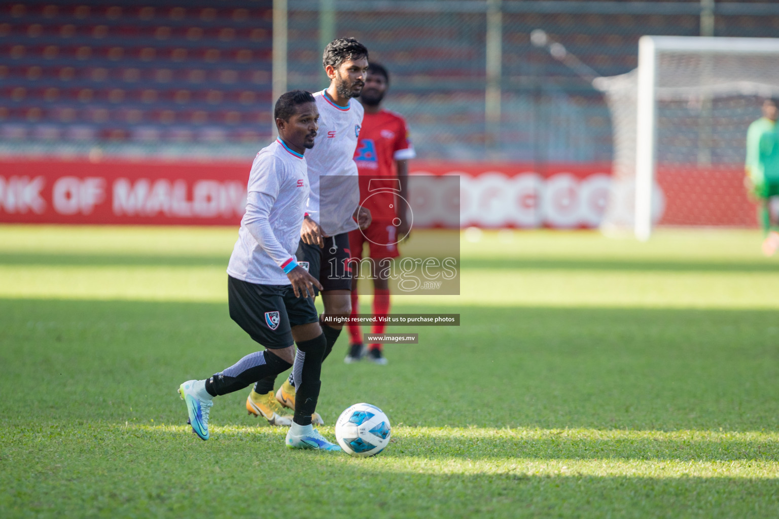 Tent Sports Club vs Club PK in 2nd Division 2022 on 13th July 2022, held in National Football Stadium, Male', Maldives  Photos: Hassan Simah / Images.mv