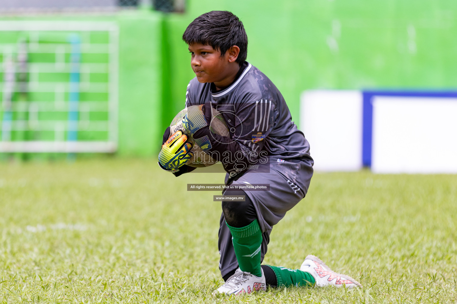 Day 1 of Milo kids football fiesta, held in Henveyru Football Stadium, Male', Maldives on Wednesday, 11th October 2023 Photos: Nausham Waheed/ Images.mv