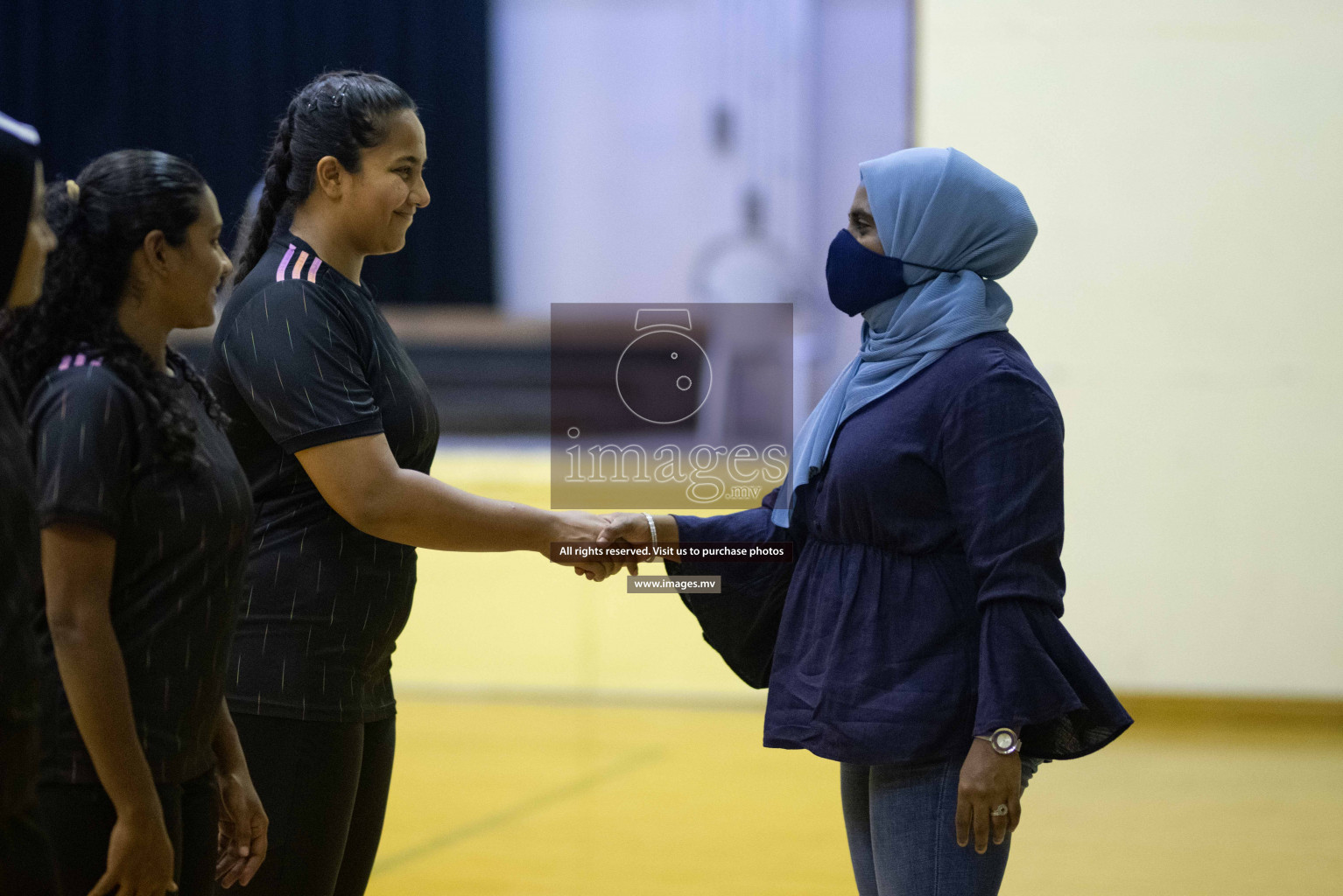 Milo National Netball Tournament 29th November 2021 at Social Center Indoor Court, Male, Maldives. Photos: Maanish/ Images Mv