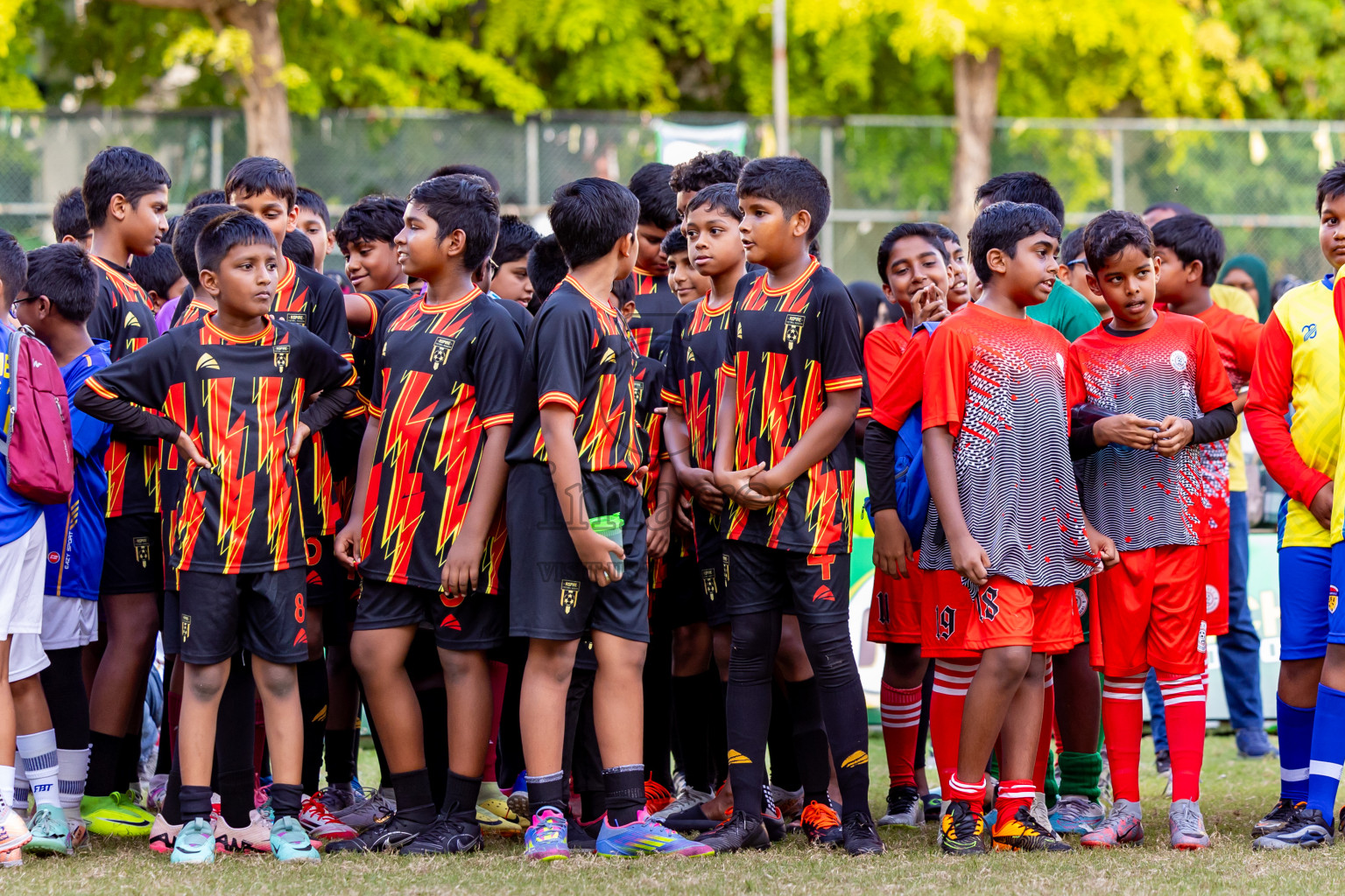 Day 3 of MILO Academy Championship 2025 (U-12) was held at Henveiru Stadium in Male', Maldives on Saturday, 3rd May 2025. Photos: Nausham Waheed / images.mv