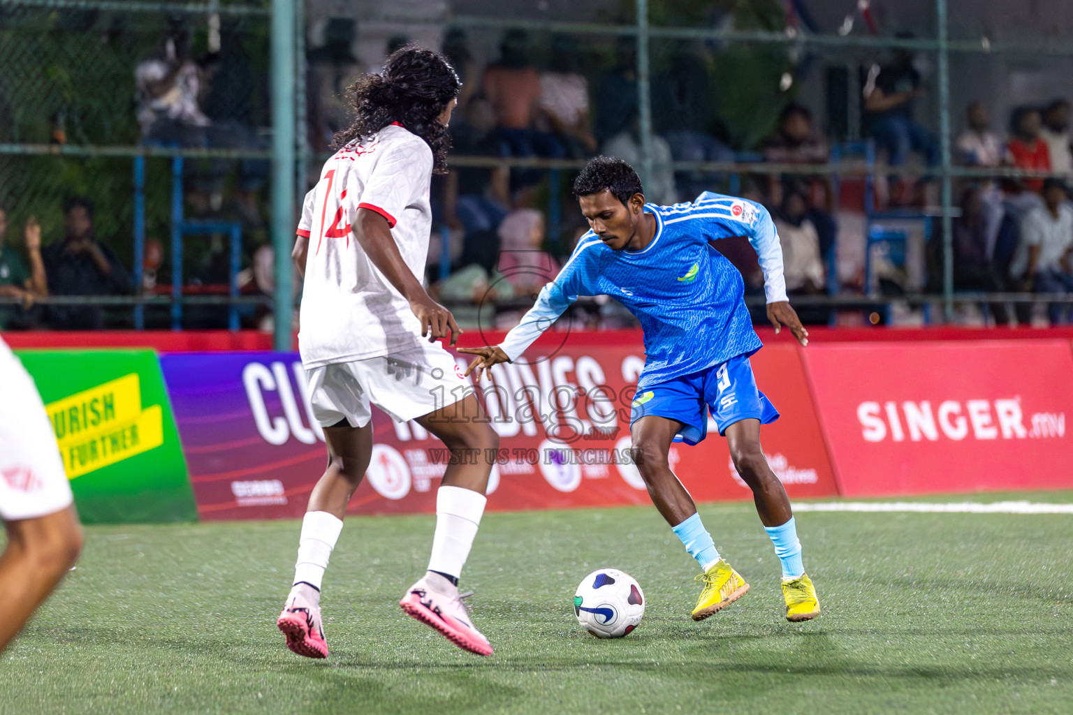 Club Fen vs Club Aasandha in Club Maldives Cup 2024 held in Rehendi Futsal Ground, Hulhumale', Maldives on Friday, 27th September 2024. 
Photos: Hassan Simah / images.mv