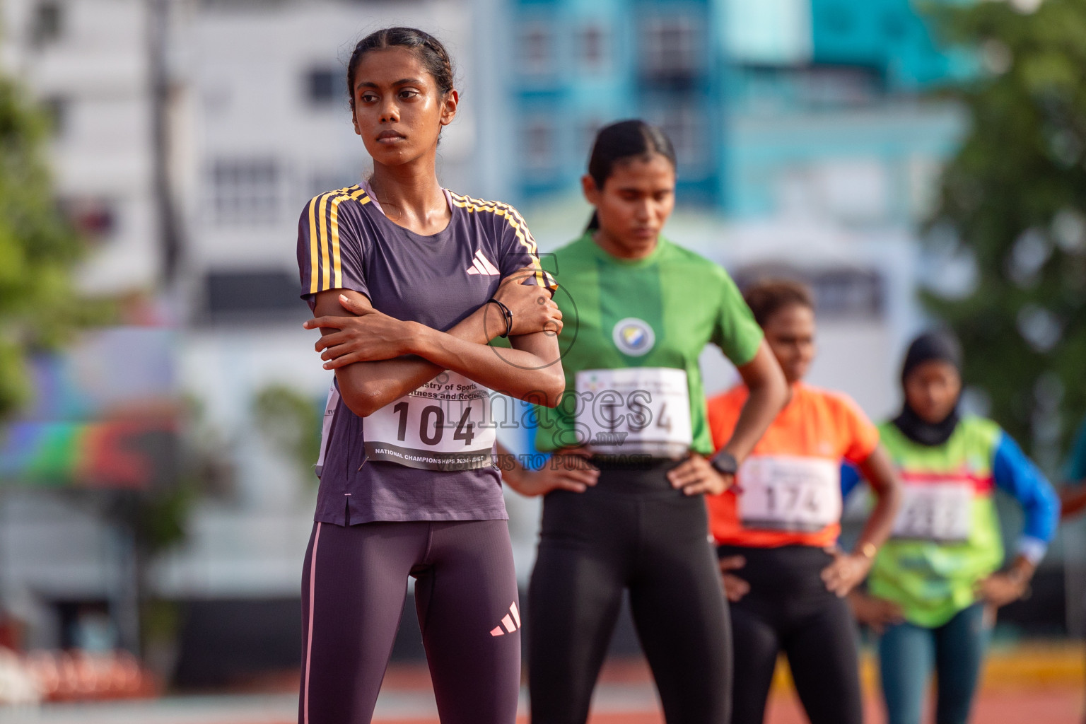 Day 2 of 33rd National Athletics Championship was held in Ekuveni Track at Male', Maldives on Friday, 6th September 2024. Photos: Shuu Abdul Sattar / images.mv