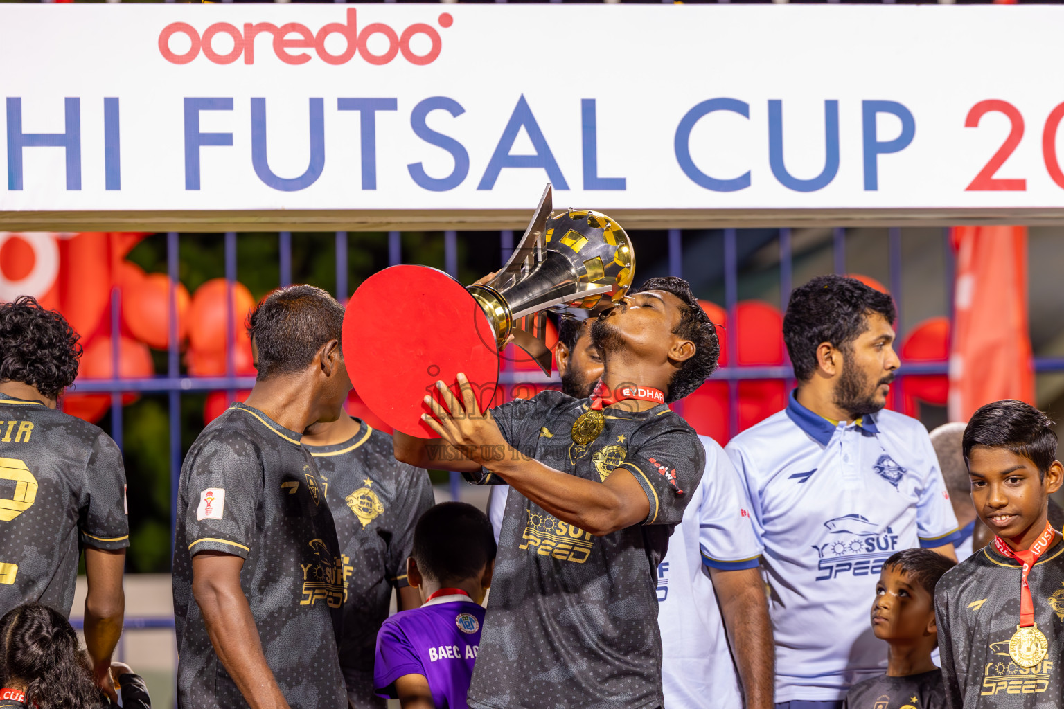 CC Sports Club vs Afro SC in the final of Eydhafushi Futsal Cup 2024 was held on Wednesday , 17th April 2024, in B Eydhafushi, Maldives
Photos: Ismail Thoriq / images.mv