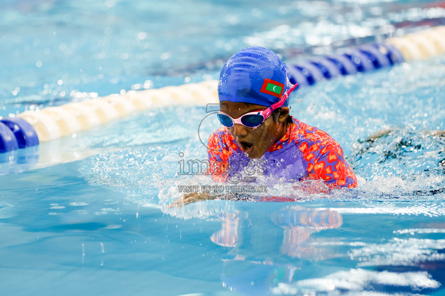 Day 1 of BML 6th National Kids Swimming Kids Festival 2025 held in Hulhumale', Maldives on Monday, 3rd November 2024. Photos: Hassan Simah / images.mv