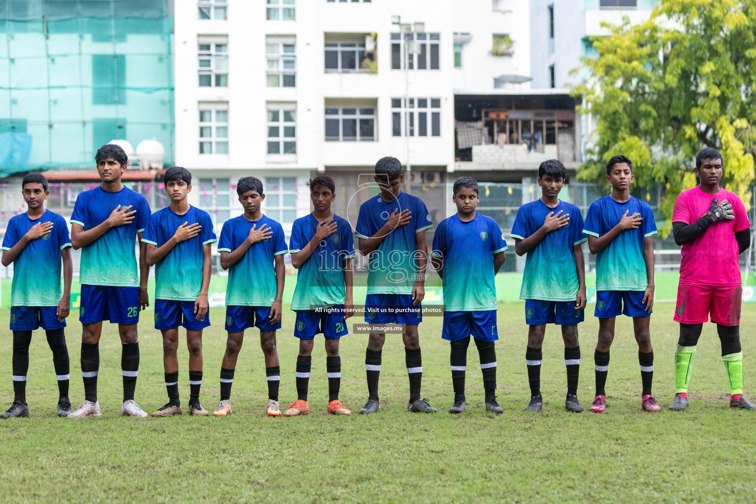 Day 2 of MILO Academy Championship 2023 (u14) was held in Henveyru Stadium Male', Maldives on 4th November 2023. Photos: Nausham Waheed / images.mv