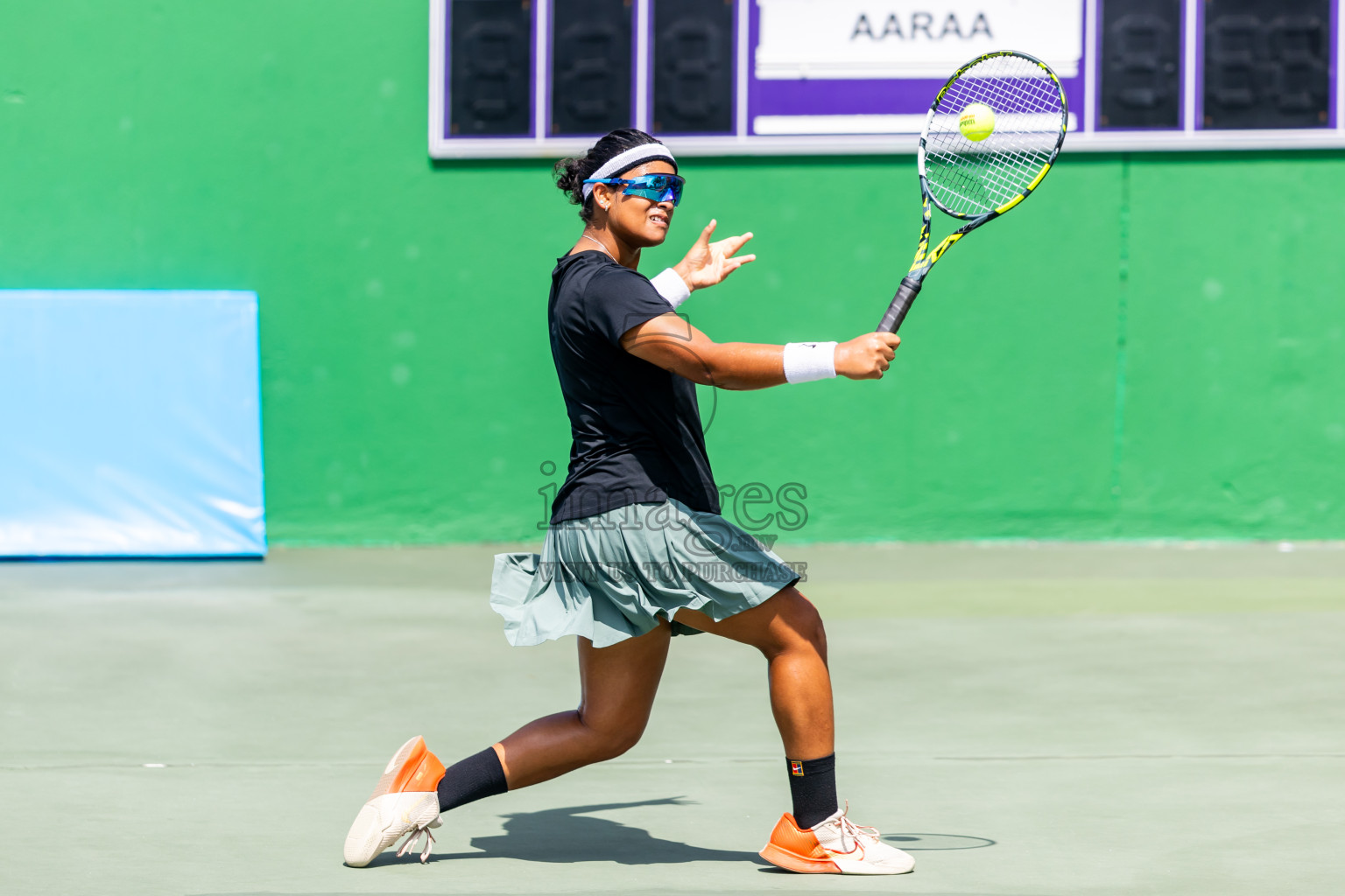 Day 8 of ATF Maldives Junior Open Tennis was held in Male' Tennis Court, Male', Maldives on Thursday, 19th December 2024. Photos: Nausham Waheed/ images.mv