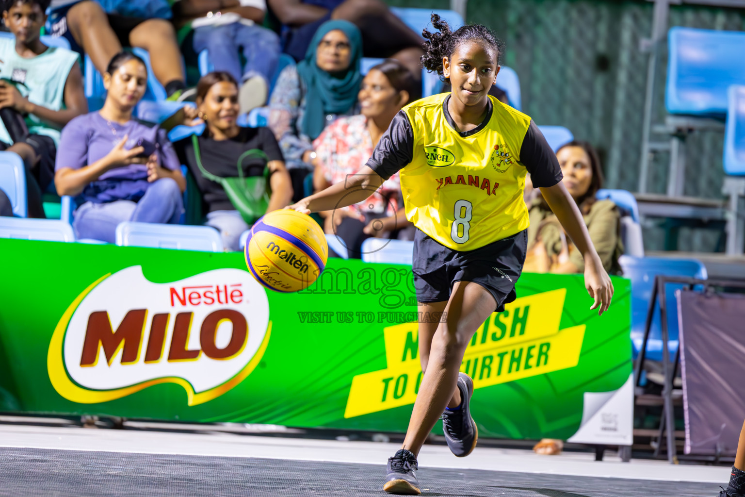 Day 3 of MILO Ramadan 3x3 Challenge 2024 was held in Ekuveni Outdoor Basketball Court at Male', Maldives on Thursday, 14th March 2024.
Photos: Ismail Thoriq / images.mv