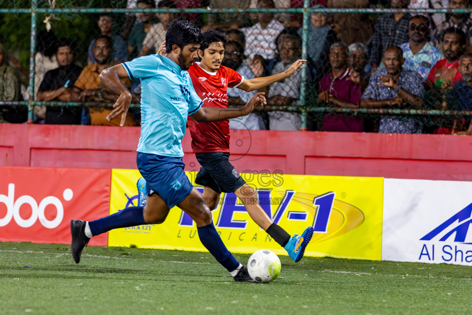 HA. Dhidhdhoo VS HDh. Nolhivaran on Day 33 of Golden Futsal Challenge 2024, held on Sunday, 18th February 2024, in Hulhumale', Maldives Photos: Hassan Simah / images.mv