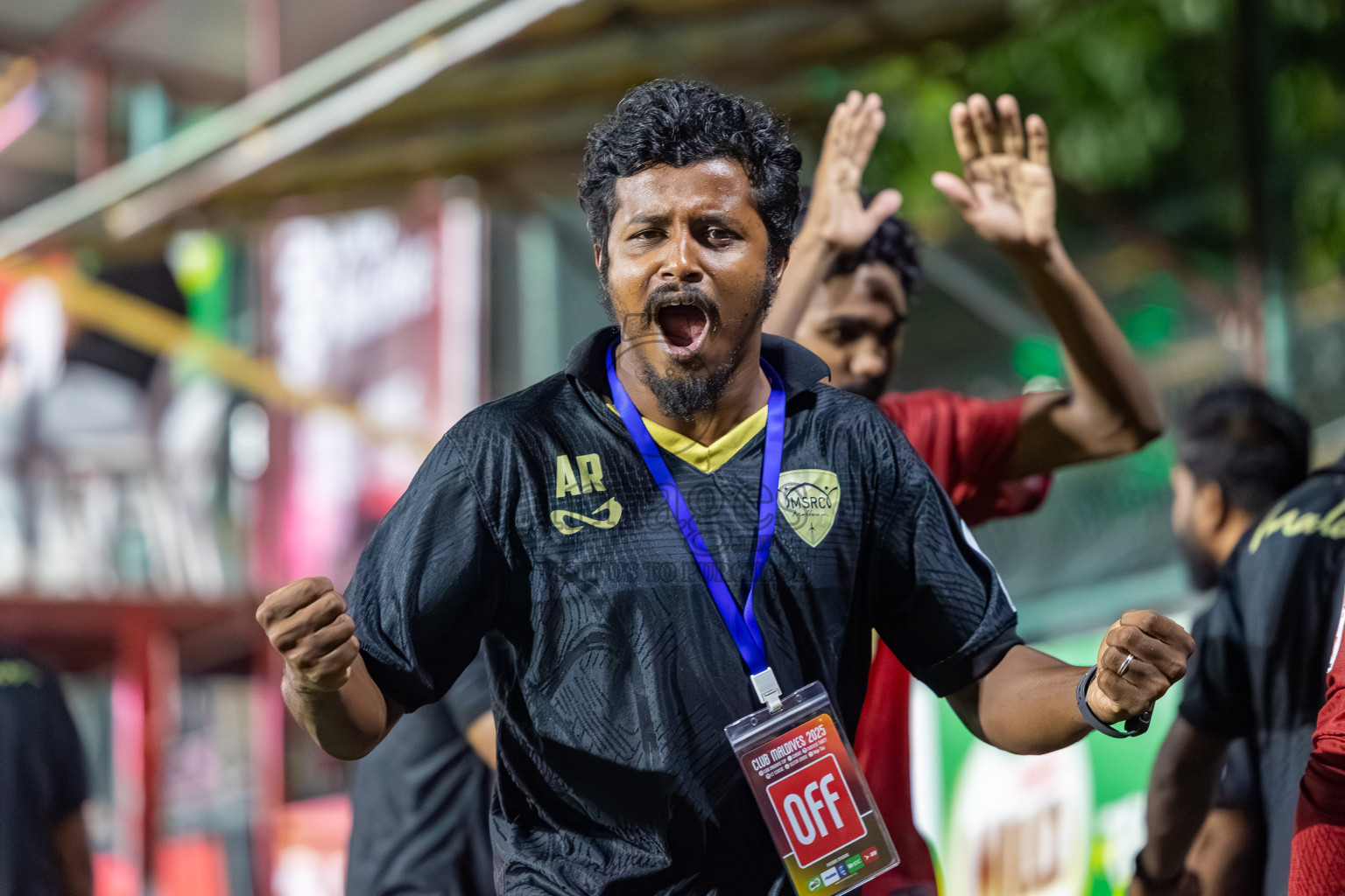 Maldivian RC vs Dhiraagu in Day 13 of Club Maldives Cup 2025 was held in Rehendhi Futsal Ground, Hulhumale', Maldives on Monday, 13th October 2025. 
Photos: Mohamed Mahfooz Moosa / images.mv