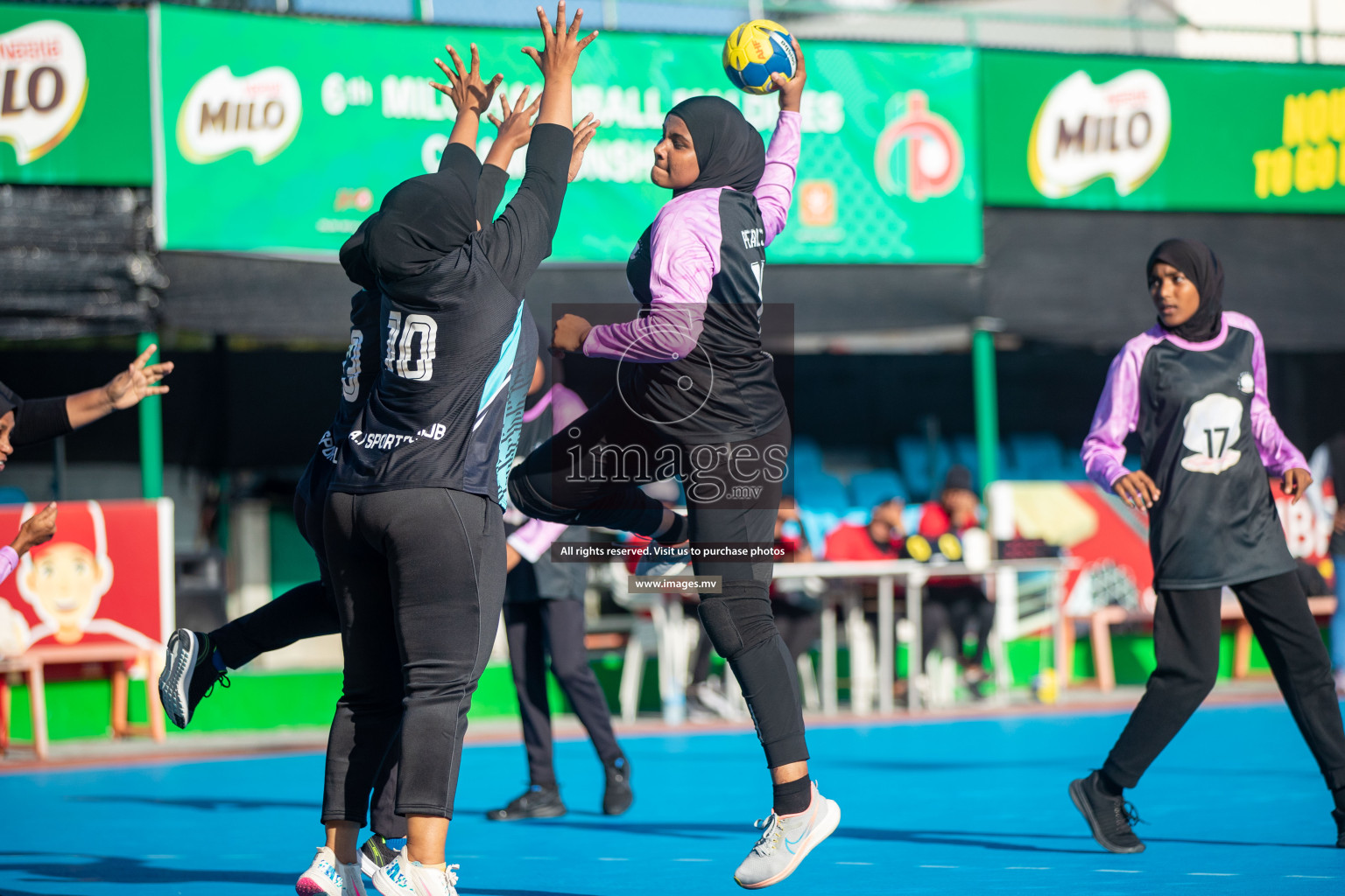 Day 3 of 6th MILO Handball Maldives Championship 2023, held in Handball ground, Male', Maldives on Friday, 22nd May 2023 Photos: Nausham Waheed/ Images.mv