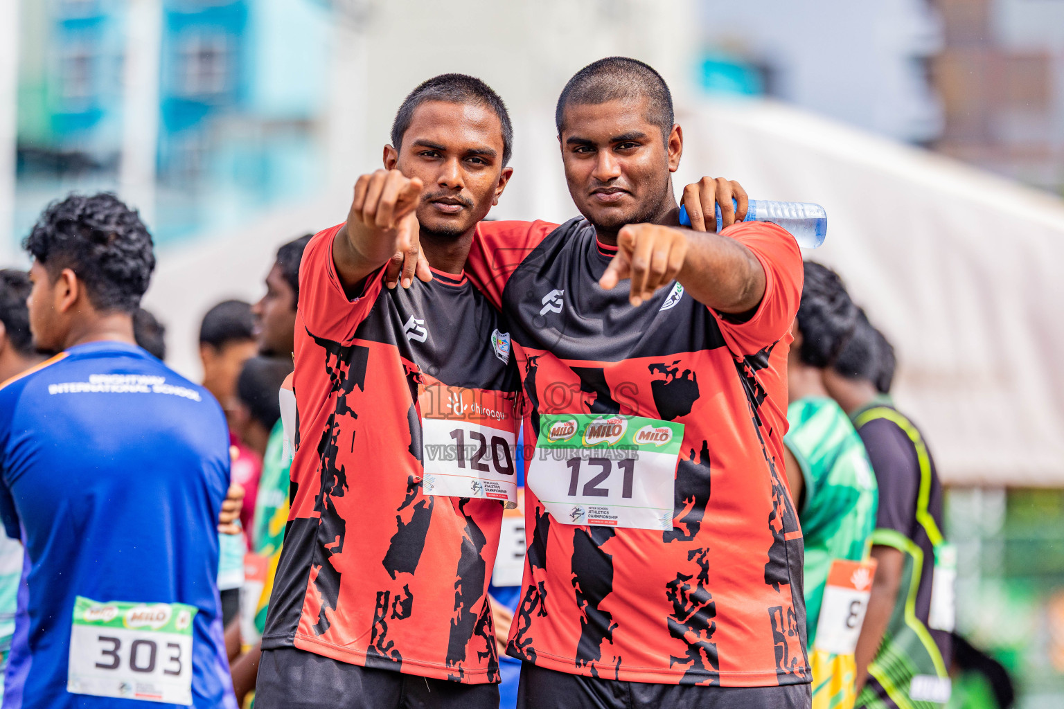 Day 4 of Inter-school Athletics Championship 2025 held in Ekuveni Synthetic Track, Male', Maldives on Thursday, 09th October 2025. Photos by: Areef Adam / Images.mv