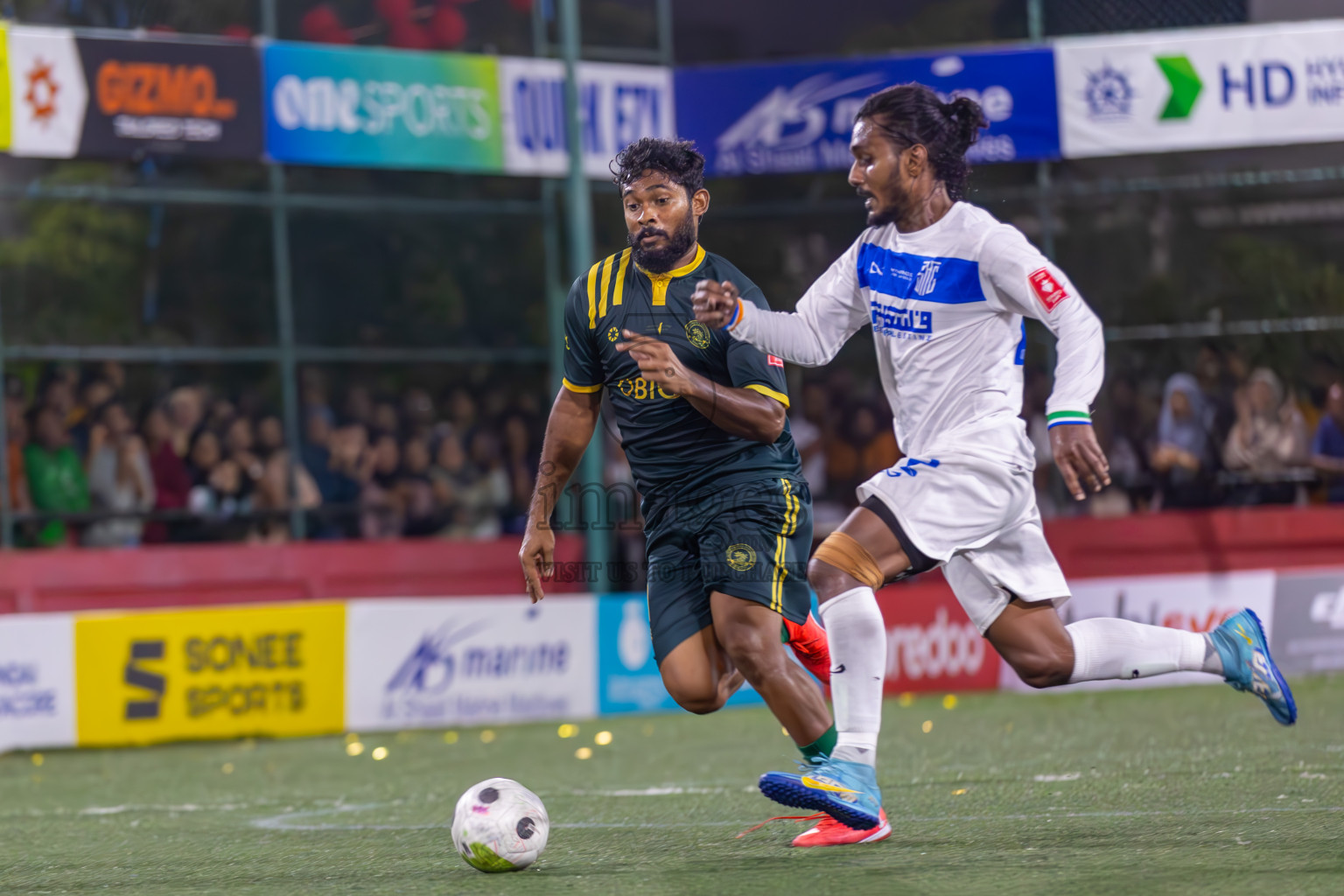 Dhanimagu vs S Hthadhoo in Zone  Final on Day 389 of Golden Futsal Challenge 2024 which was held on Saturday, 24th February 2024, in Hulhumale', Maldives Photos: Ismail Thoriq / images.mv