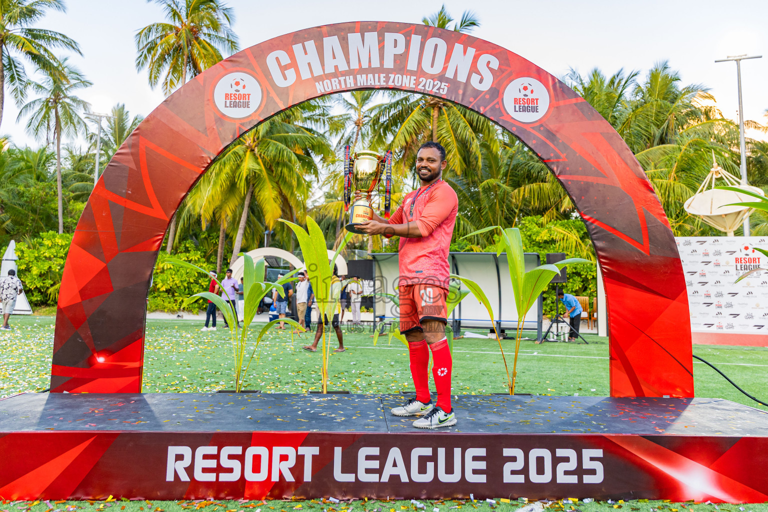 Jumeirah vs Varu in Final of Resort League 2025 (North Male Zone) was held on Saturday, 27th September 2025 in One And Only Reethi Rah Maldives Resort, Photos: Areef Adam / images.mv