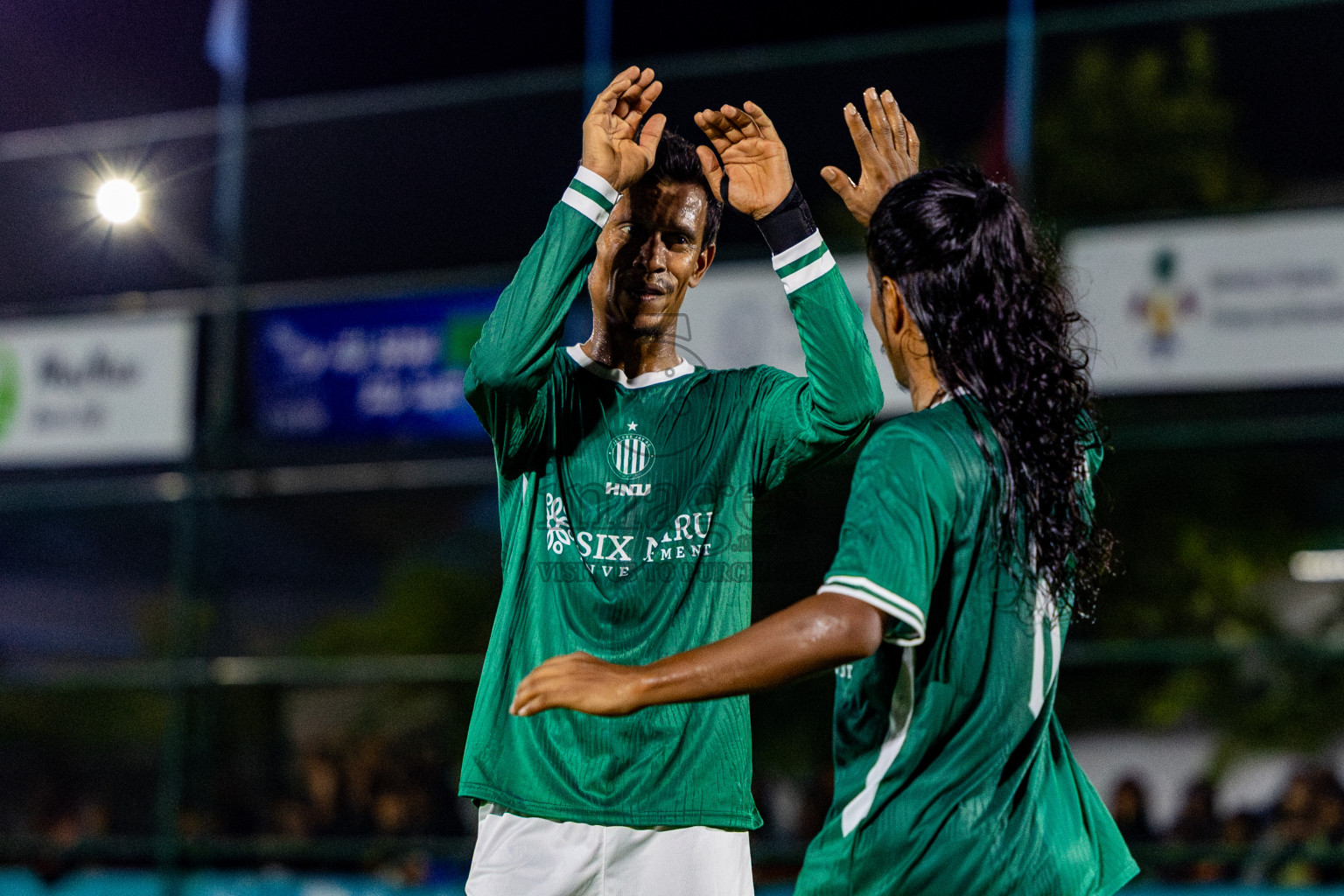 Dee Cee Jay SC vs Comienzo FC in Day 2 of Laamehi Dhiggaru Ekuveri Futsal Challenge 2025 was held on Friday, 25th July 2025, at Dhiggaru Futsal Ground, Dhiggaru, Maldives Photos: Nausham Waheed  / images.mv