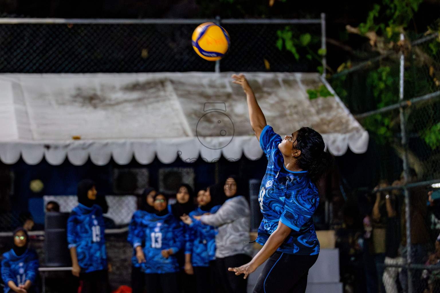 U19 Male and Atoll Girl's Finals in Day 9 of Interschool Volleyball Tournament 2024 was held in ABC Court at Male', Maldives on Saturday, 30th November 2024. Photos: Hassan Simah / images.mv