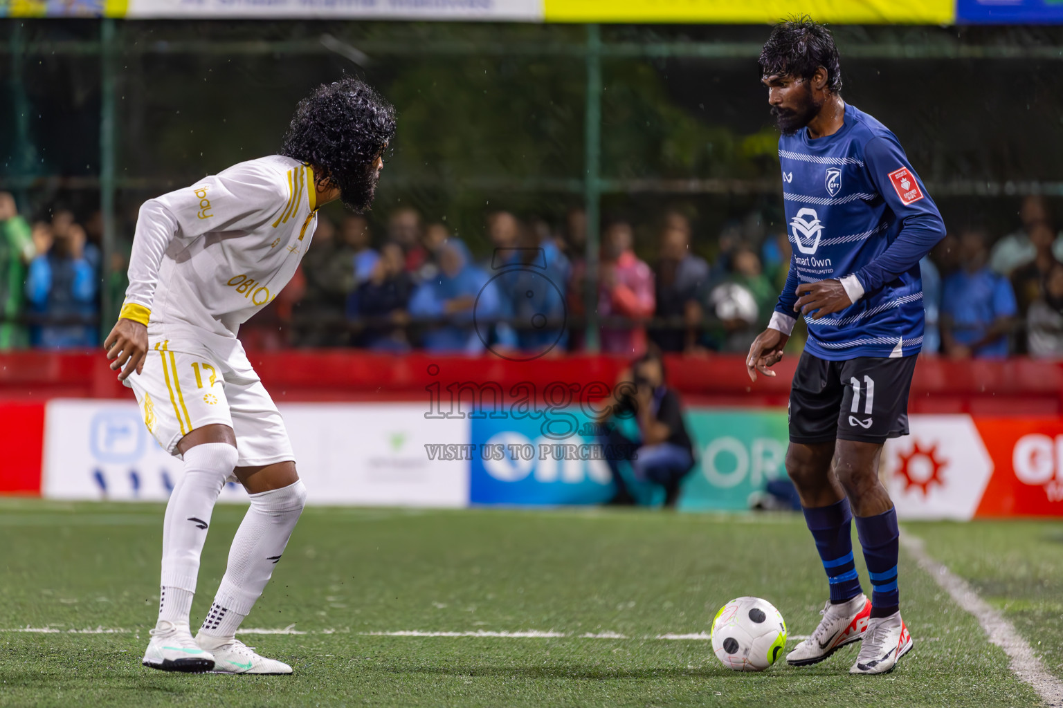 K Gaafaru vs Dhandimgu in Round of 16 on Day 40 of Golden Futsal Challenge 2024 which was held on Tuesday, 27th February 2024, in Hulhumale', Maldives Photos: Ismail Thoriq / images.mv